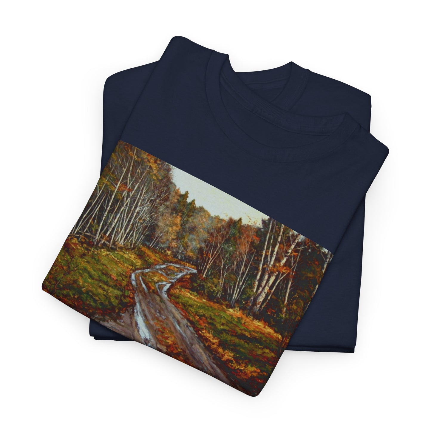 Autumn Landscape Unisex Heavy Cotton Tee