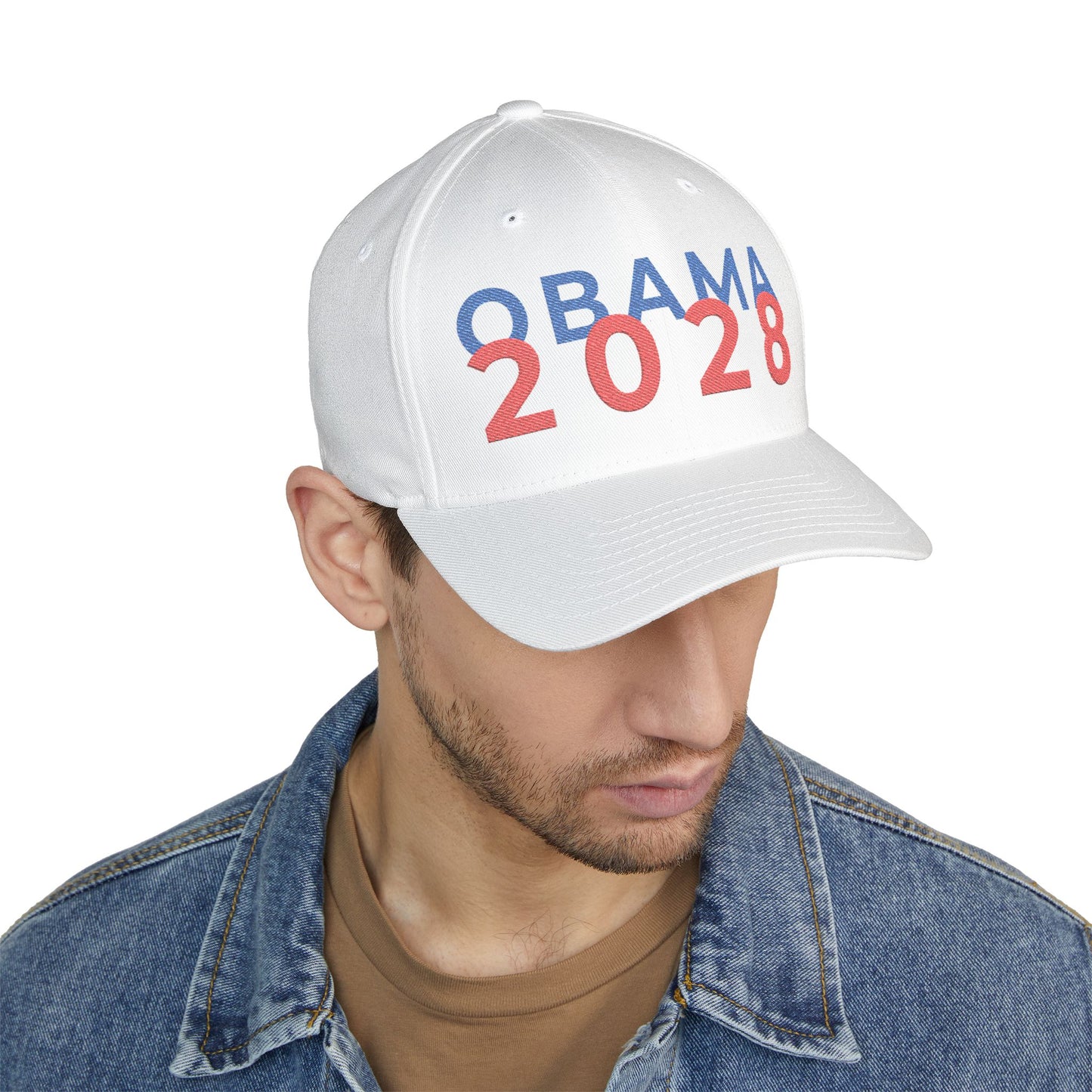 Obama 2028 Embroidered Cap - Stylish Political Merchandise for Supporters