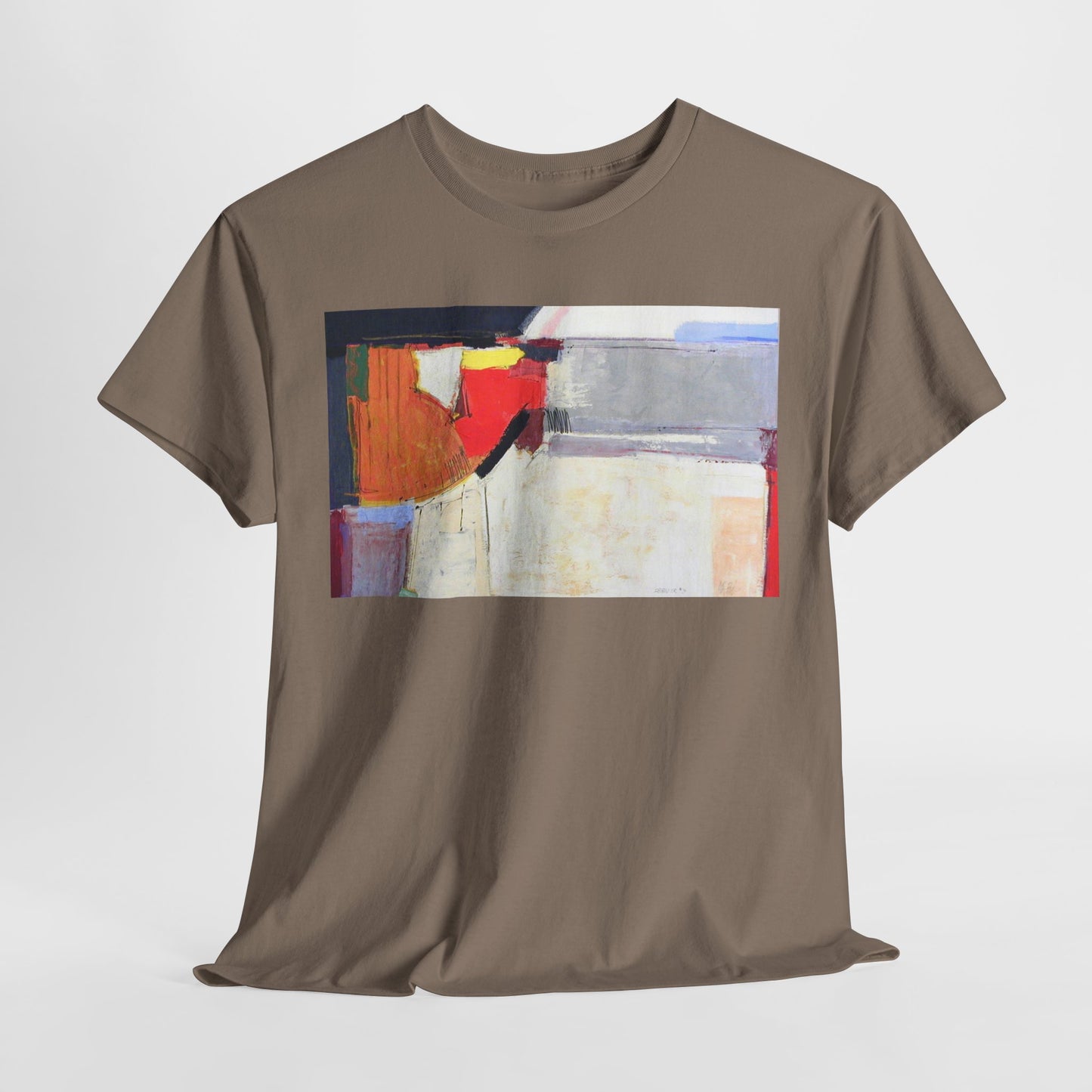 Abstract Art Unisex Heavy Cotton Tee - Stylish & Comfortable Fashion Statement