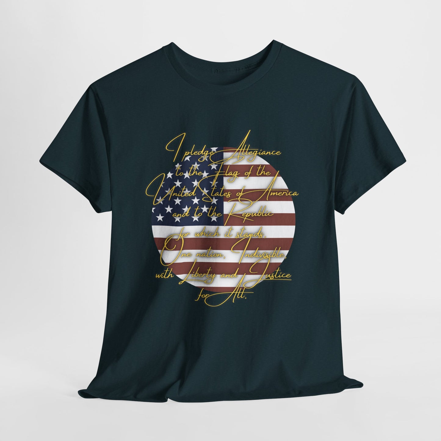 Patriotic Unisex Heavy Cotton Tee - 'In America We Trust' Design