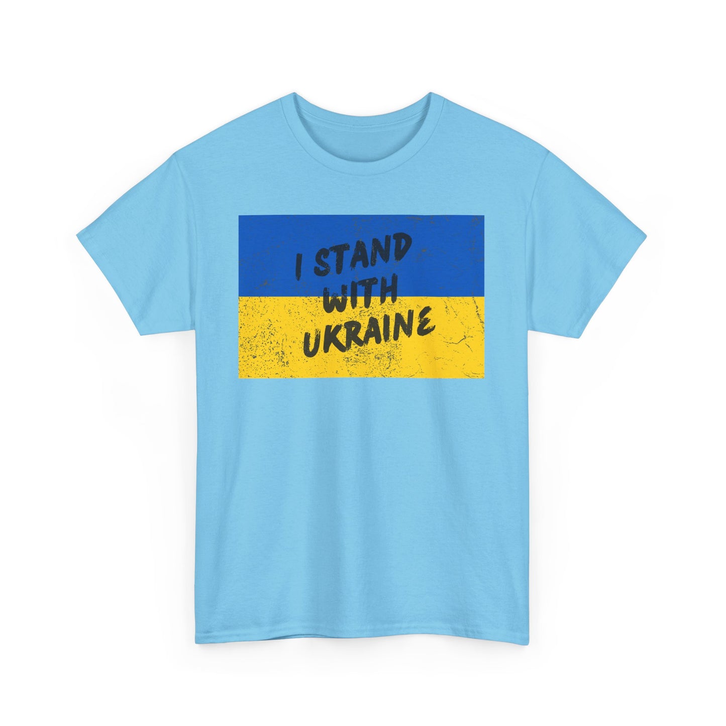 I Stand with Ukraine Unisex Heavy Cotton Tee