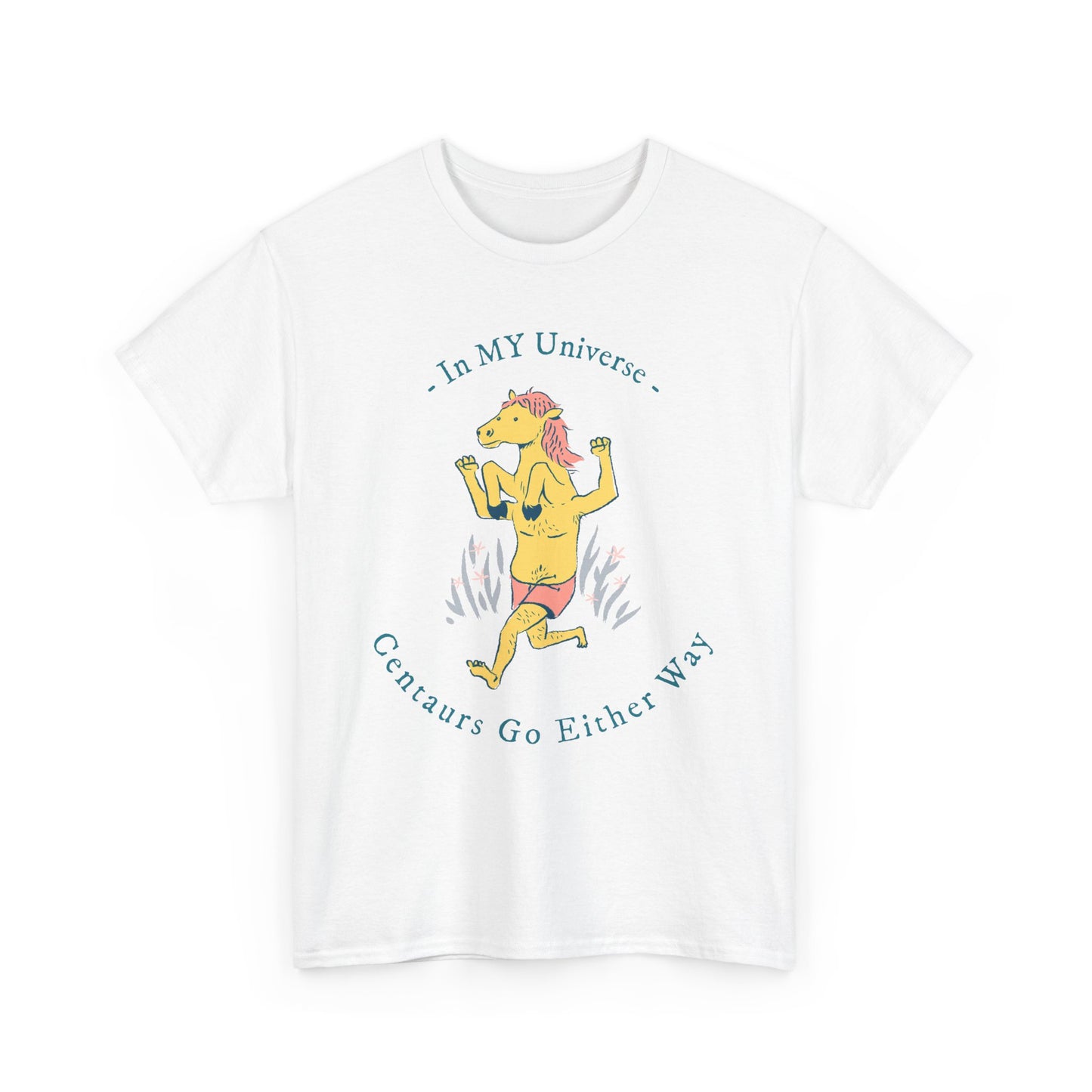 In My Universe Unisex Heavy Cotton Tee - Fun Centaur Design
