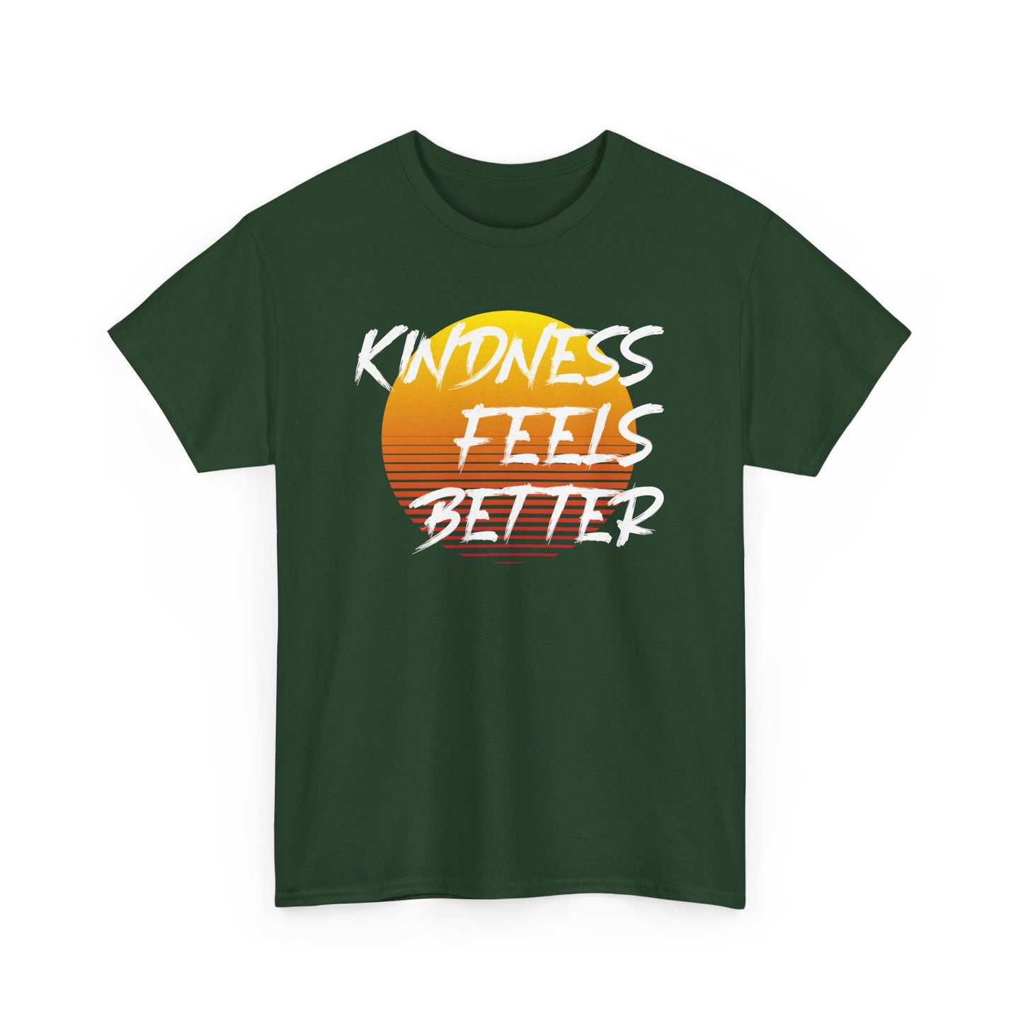 Kindness Feels Better Unisex Heavy Cotton Tee – Retro Inspirational T-Shirt