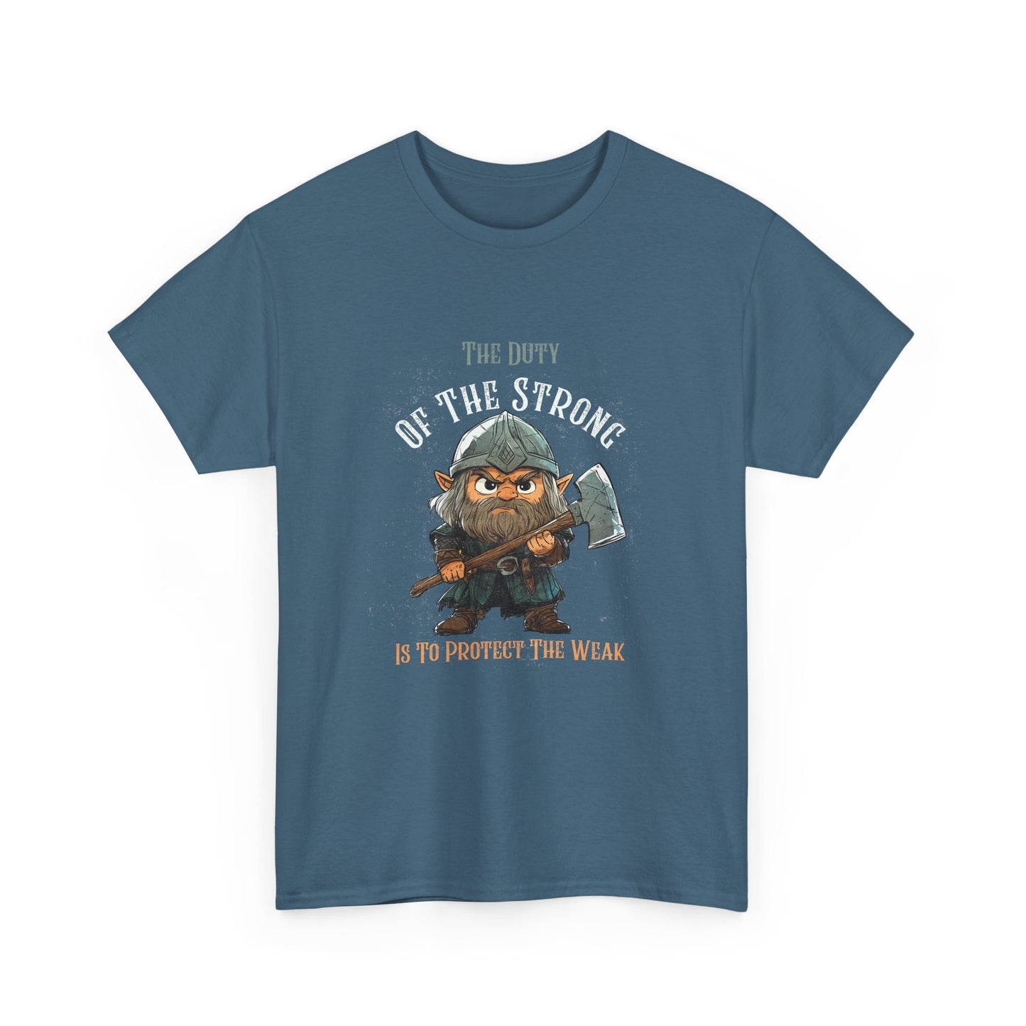 Unisex Heavy Cotton Tee - "The Duty of the Strong is to Protect the Weak"