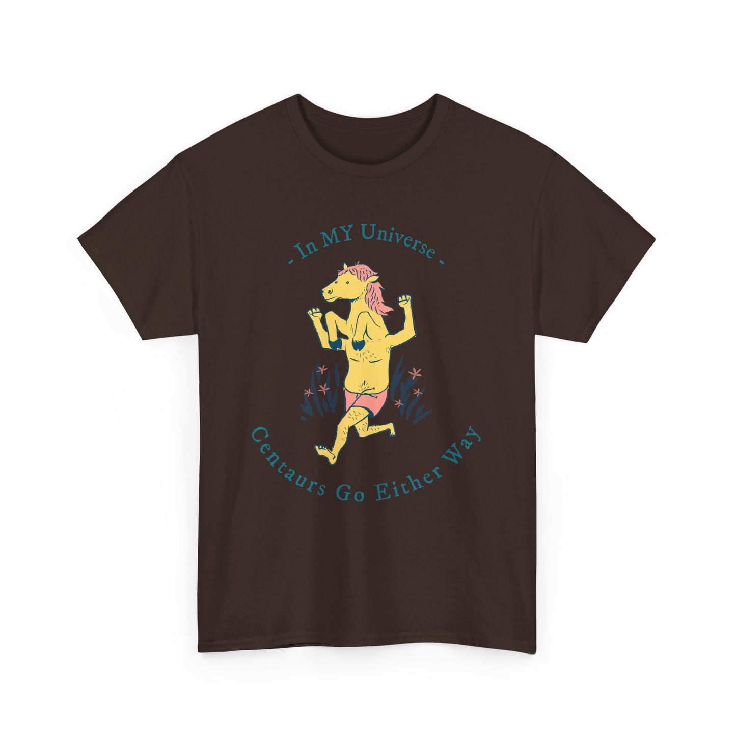 In My Universe Unisex Heavy Cotton Tee - Fun Centaur Design