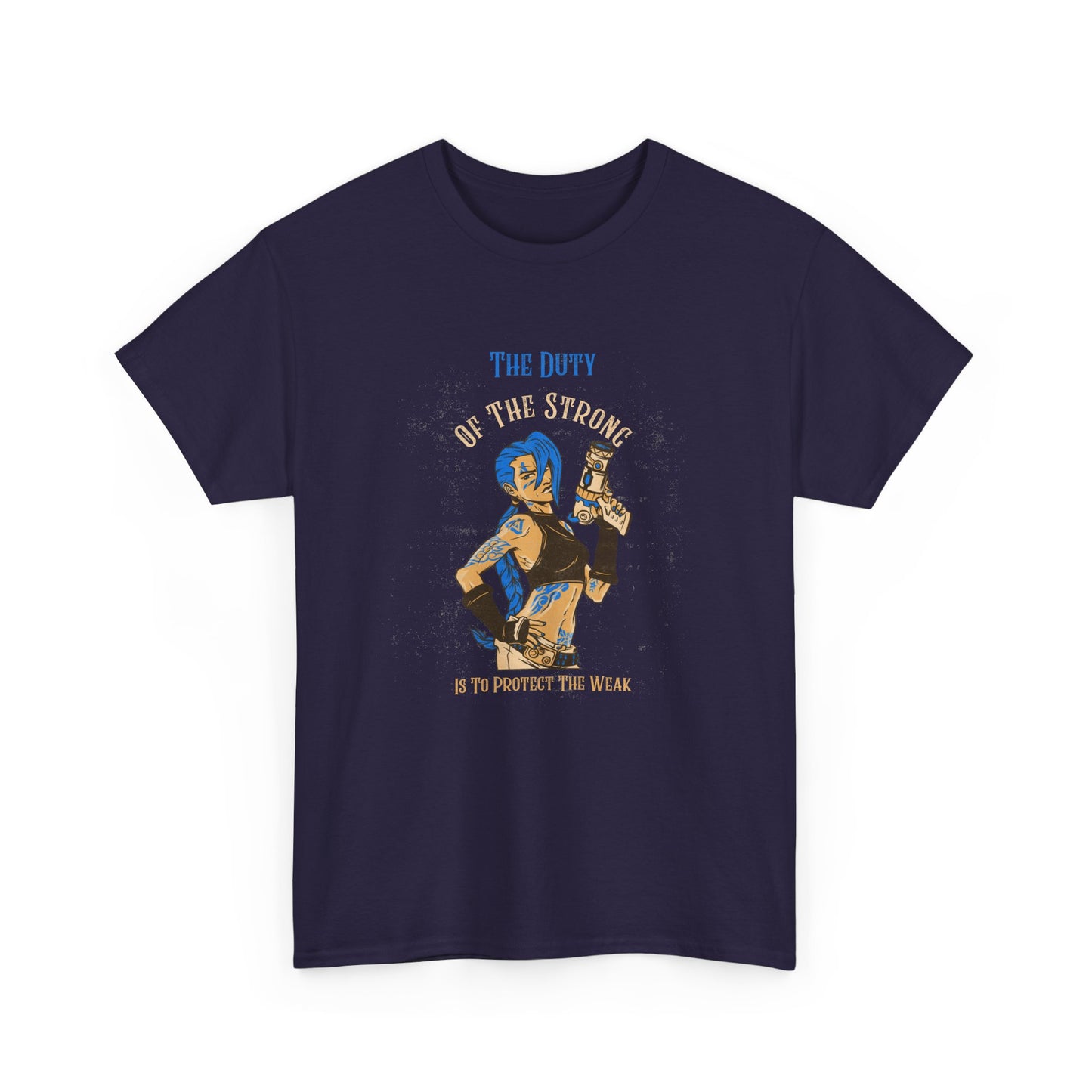 Unisex Heavy Cotton Tee - "The Duty of the Strong" Graphic Tee