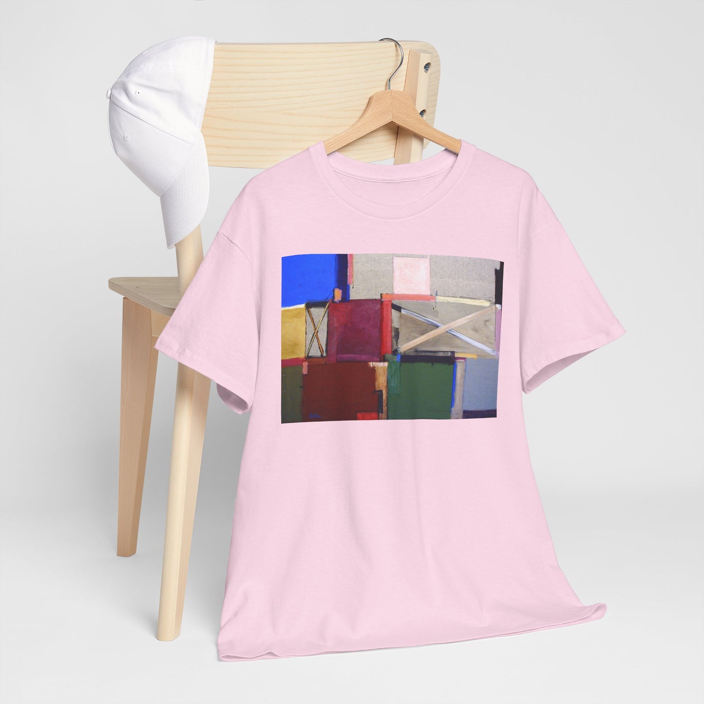 Colorful Abstract Art Unisex Heavy Cotton Tee
