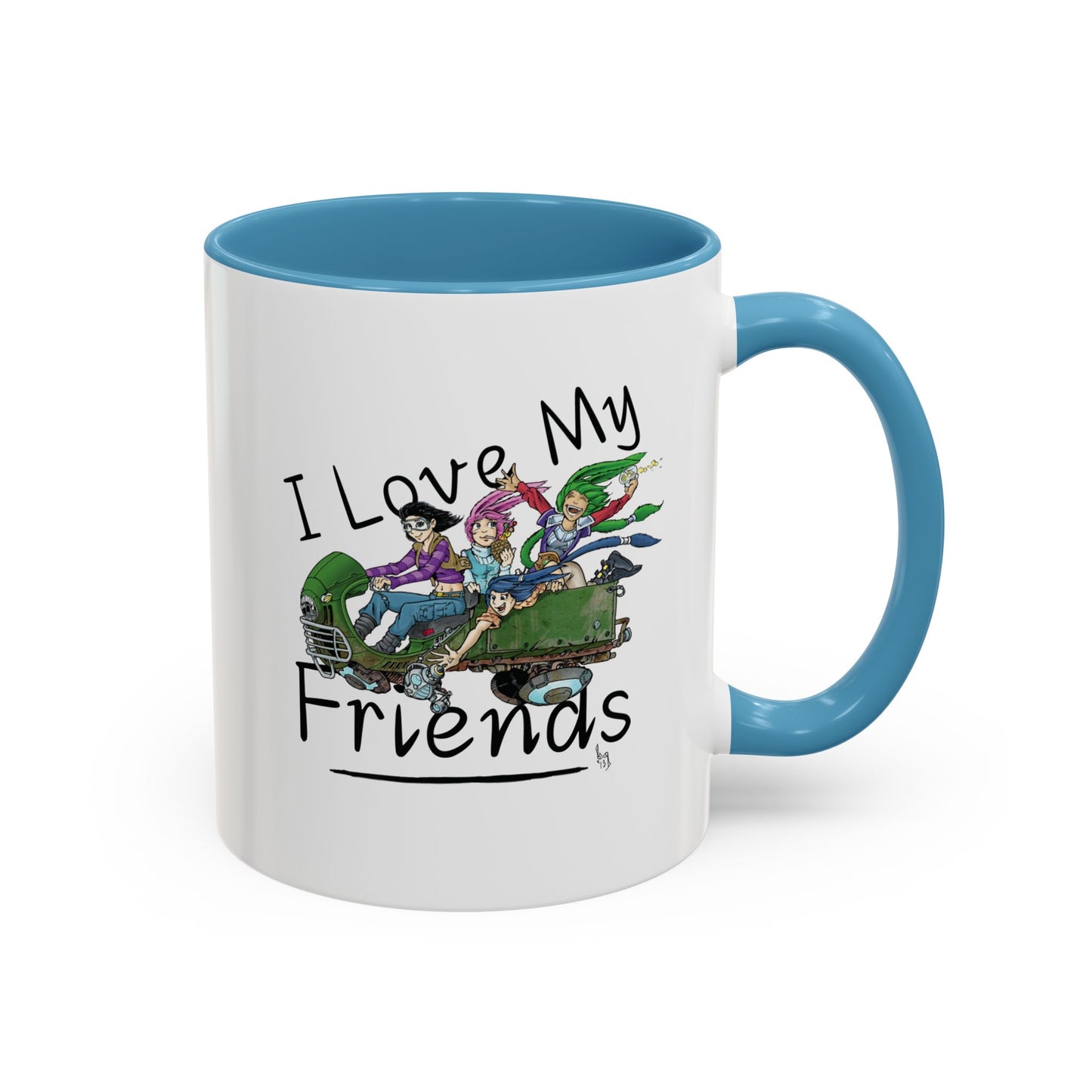 Mug - I Love My Friends Featuring Art by Bryon Gibson