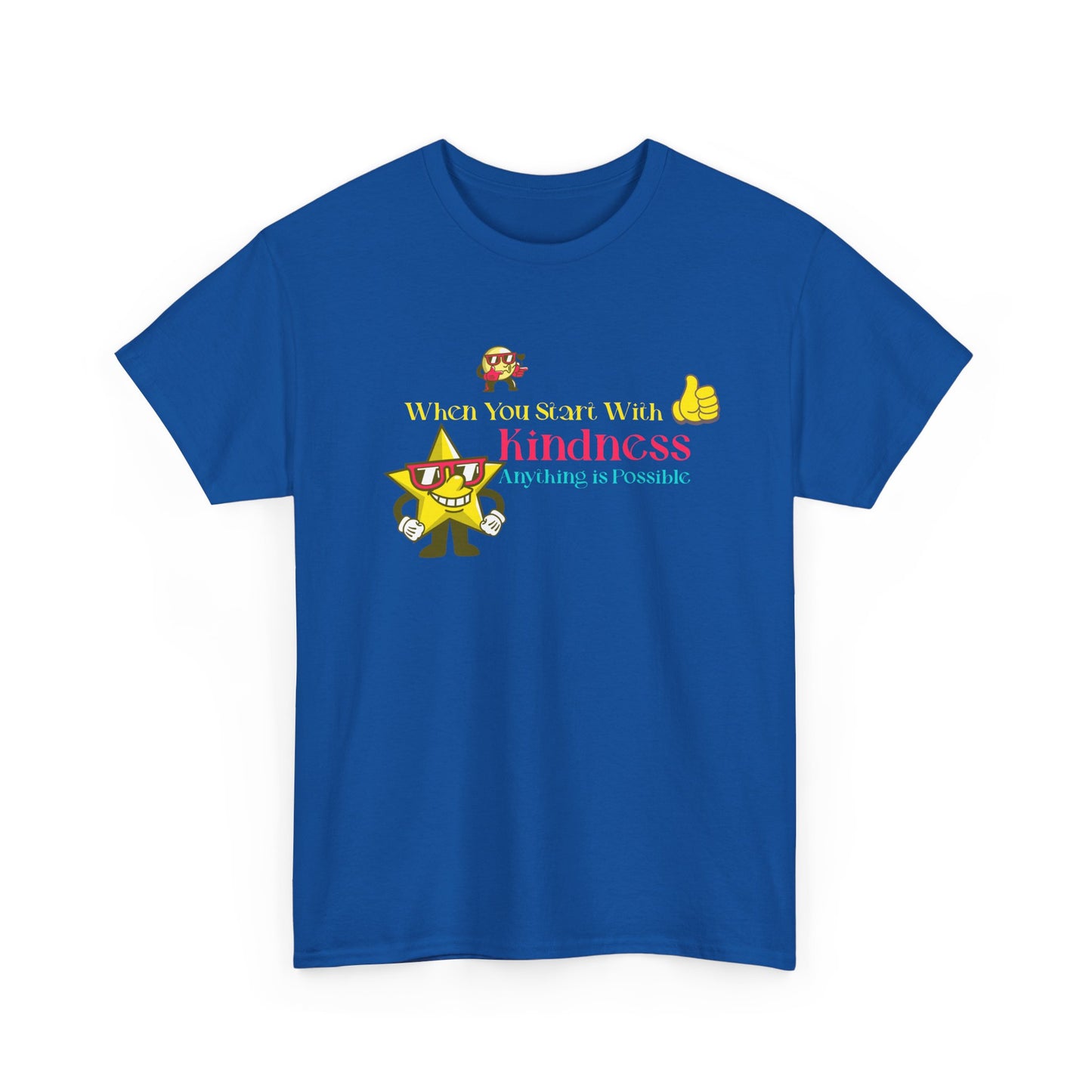 Kindness Matters Unisex Heavy Cotton Tee - Positive Message Tee for Everyday Inspiration