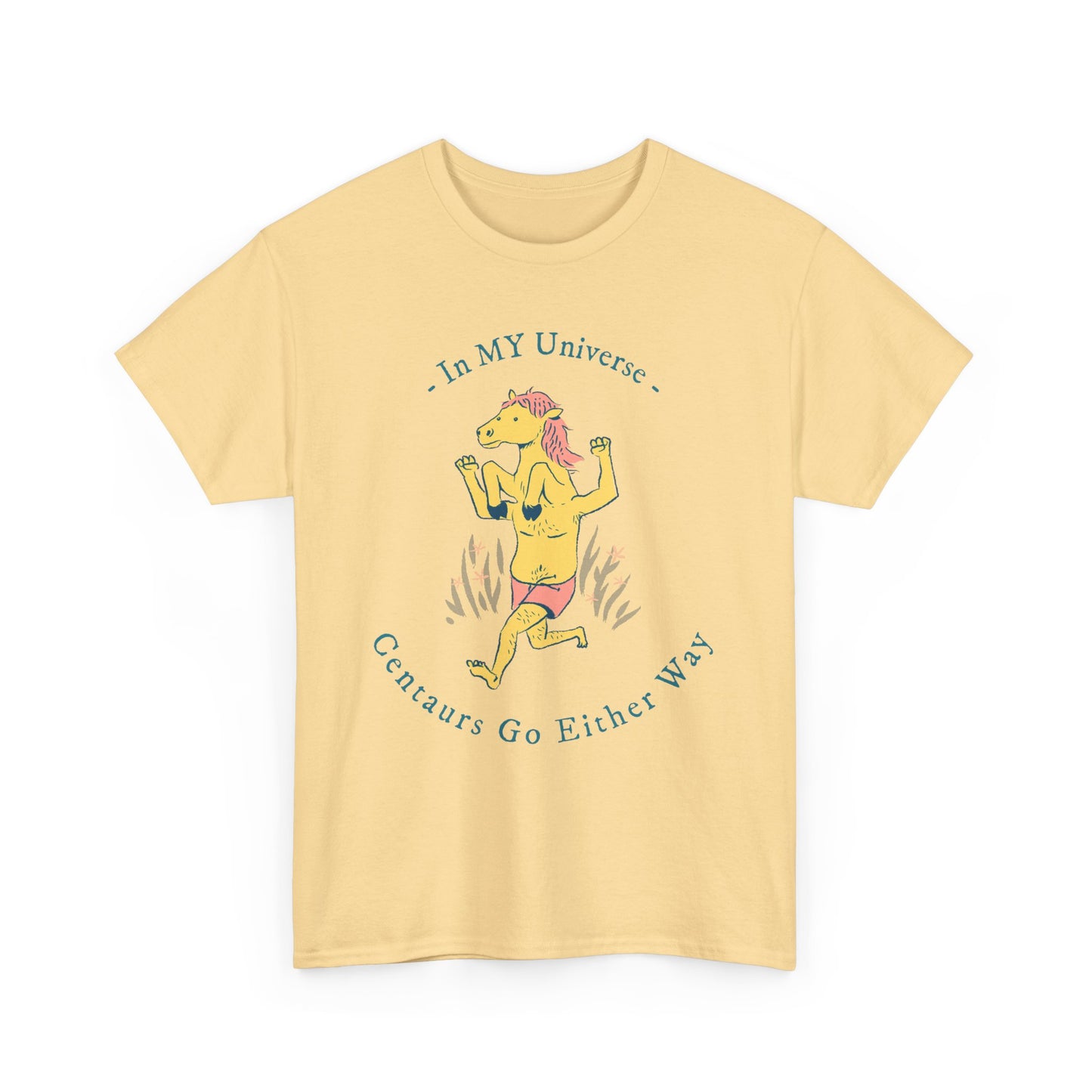 In My Universe Unisex Heavy Cotton Tee - Fun Centaur Design