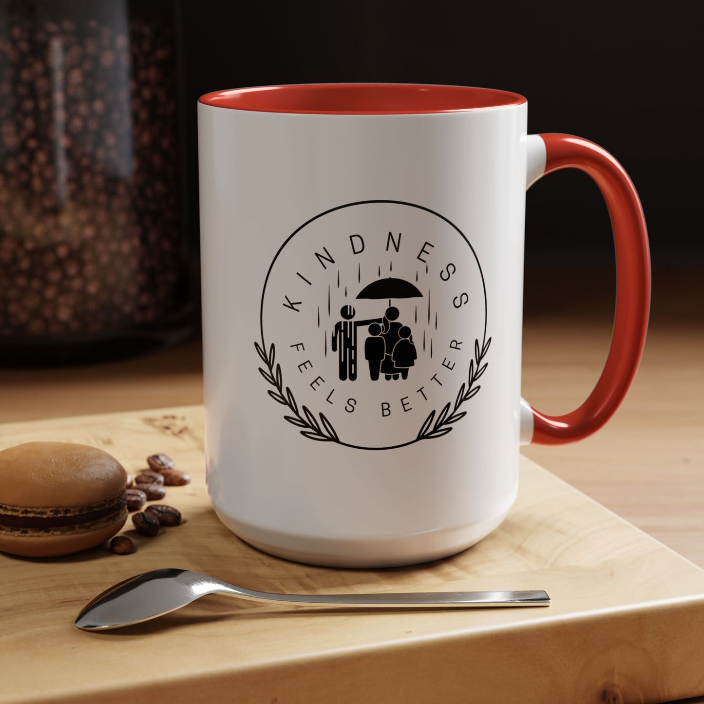 Mug - Kindness Feels Better Accent Coffee Mug (11, 15oz)