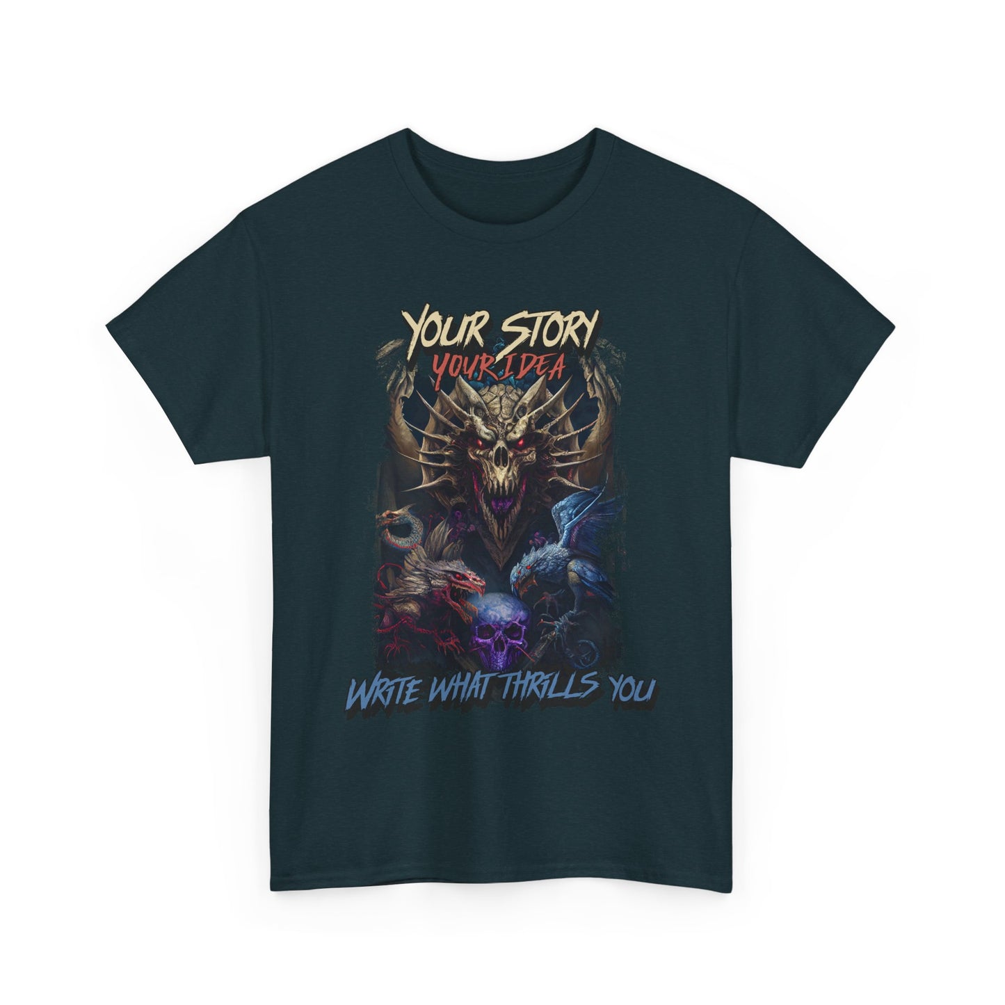 Cotton Tee - Your Story Your Idea Inspirational Quote Shirt