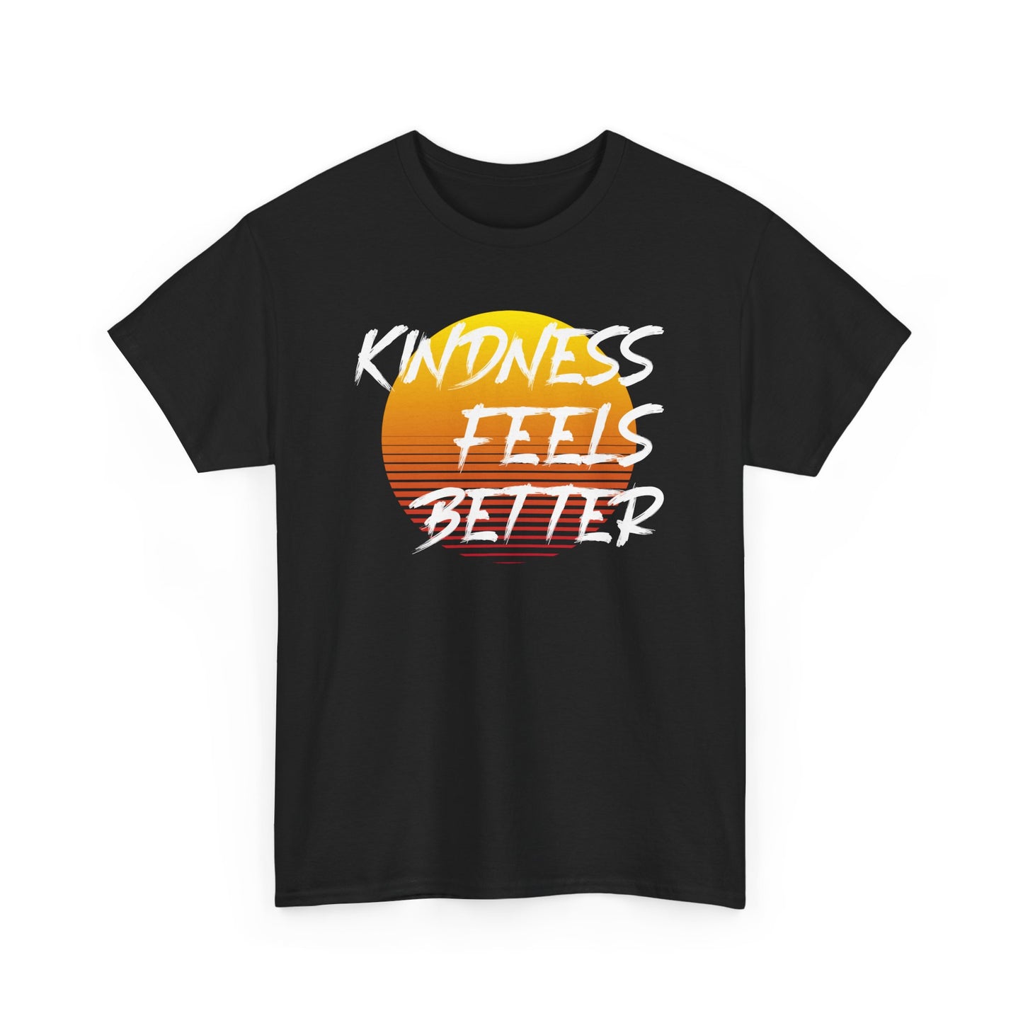 Kindness Feels Better Unisex Heavy Cotton Tee – Retro Inspirational T-Shirt