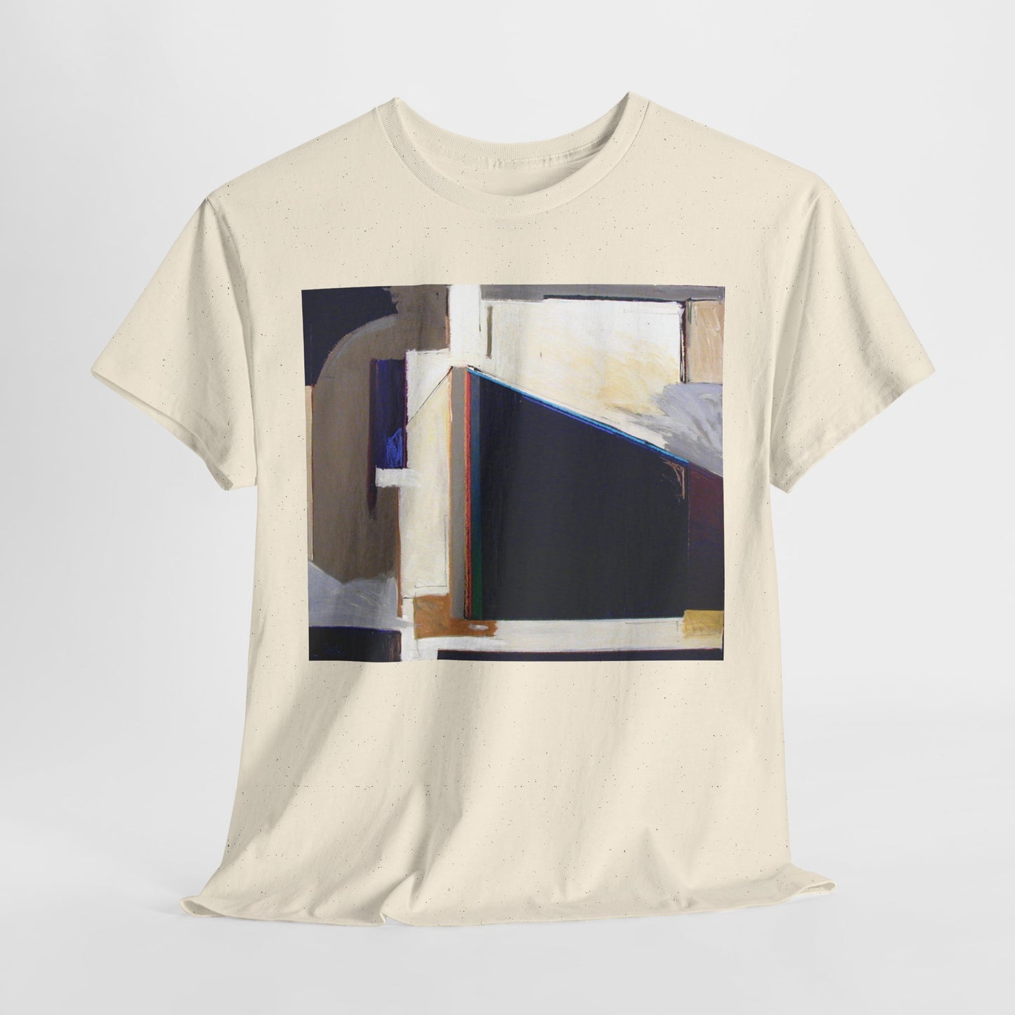 Abstract Art Unisex Heavy Cotton Tee - Trendy Graphic T-Shirt for Everyday Wear
