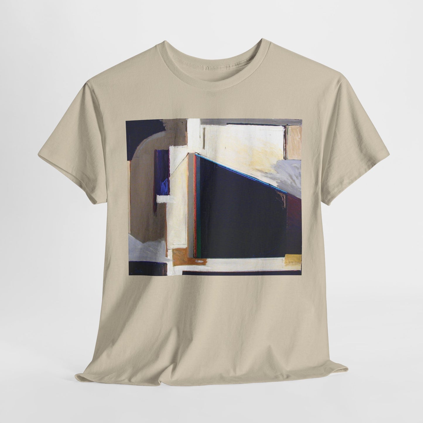 Abstract Art Unisex Heavy Cotton Tee - Trendy Graphic T-Shirt for Everyday Wear