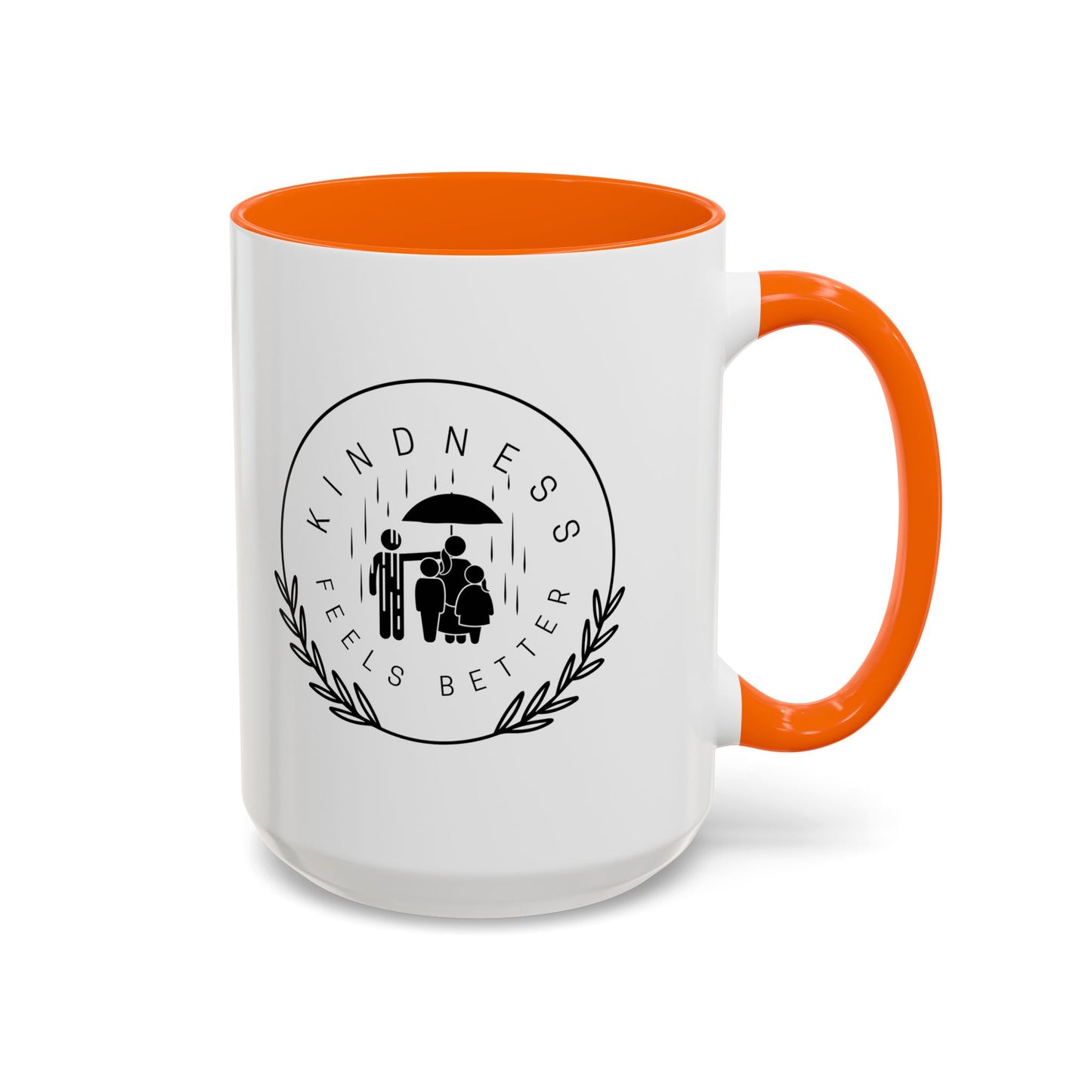 Mug - Kindness Feels Better Accent Coffee Mug (11, 15oz)