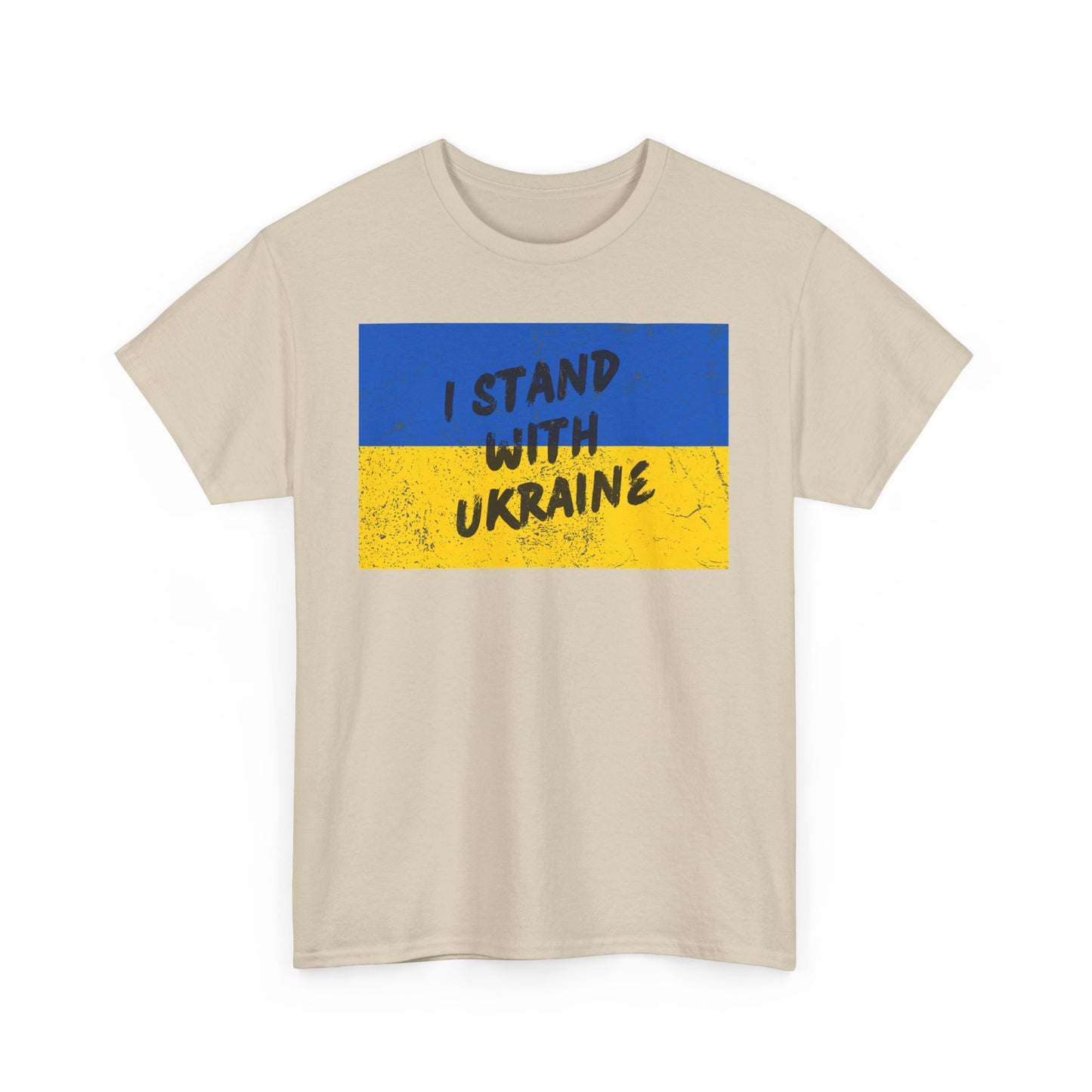 I Stand with Ukraine Unisex Heavy Cotton Tee