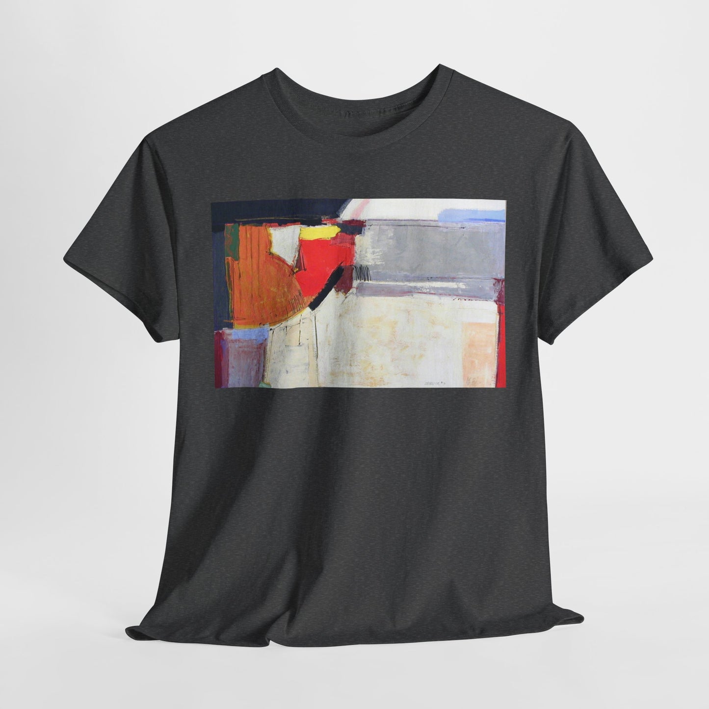 Abstract Art Unisex Heavy Cotton Tee - Stylish & Comfortable Fashion Statement