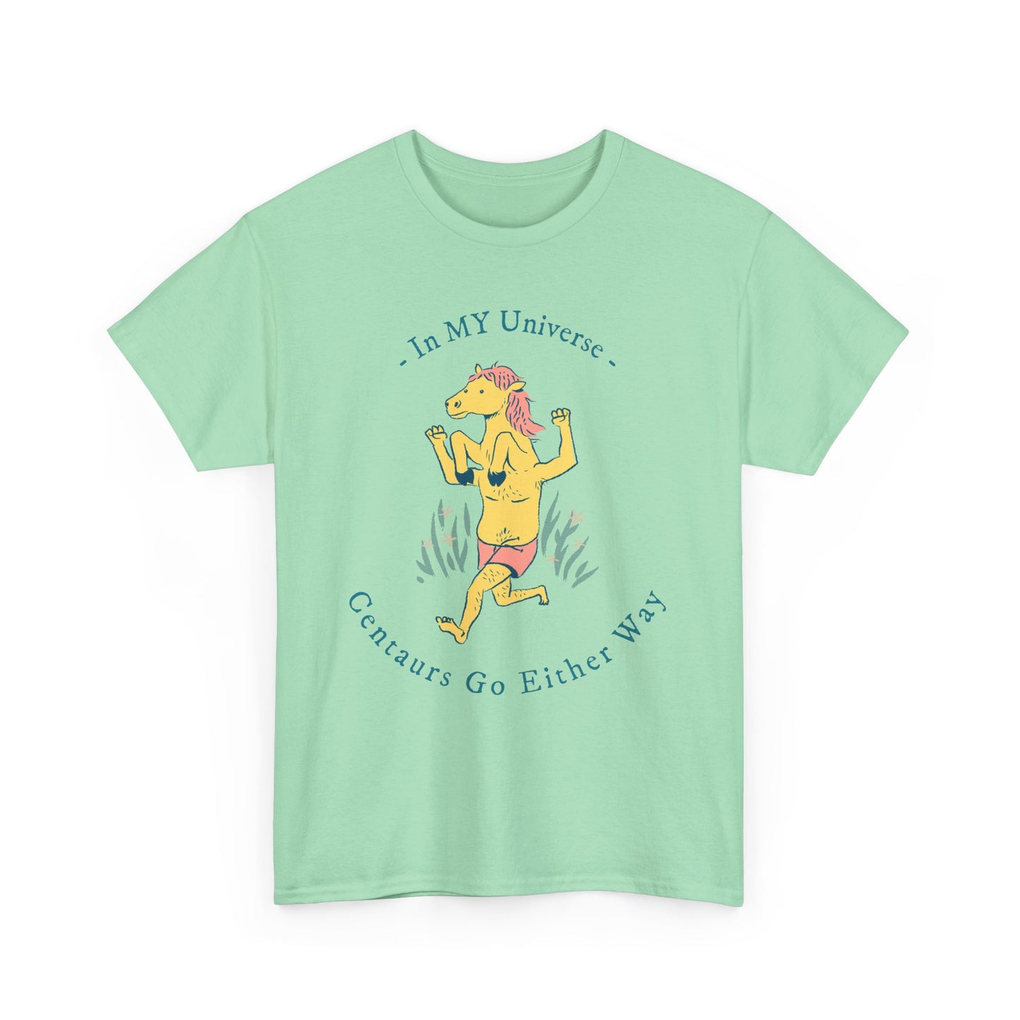 In My Universe Unisex Heavy Cotton Tee - Fun Centaur Design