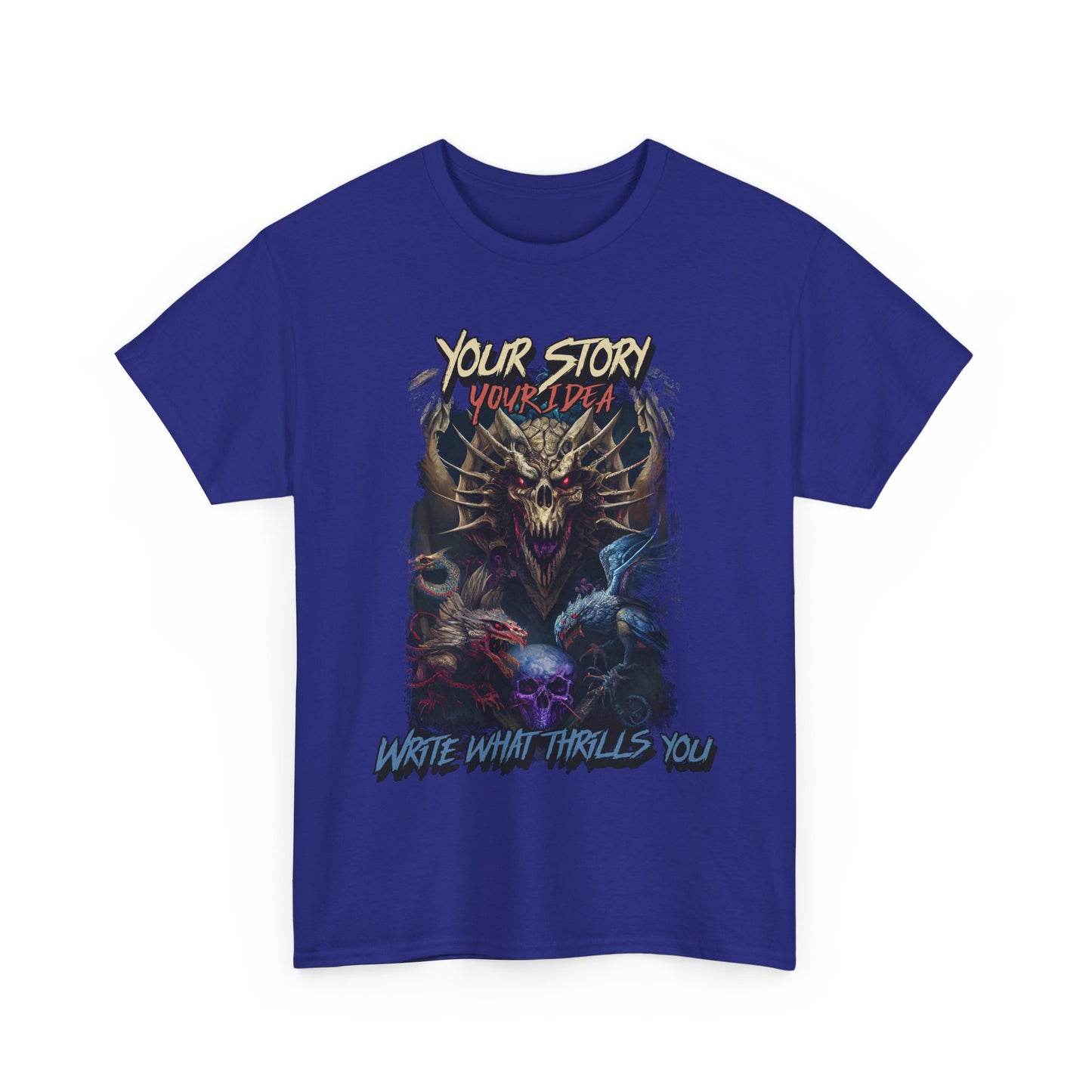 Cotton Tee - Your Story Your Idea Inspirational Quote Shirt