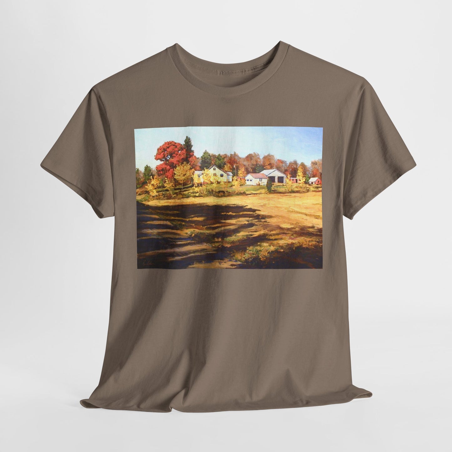 Autumn Landscape Unisex Heavy Cotton Tee