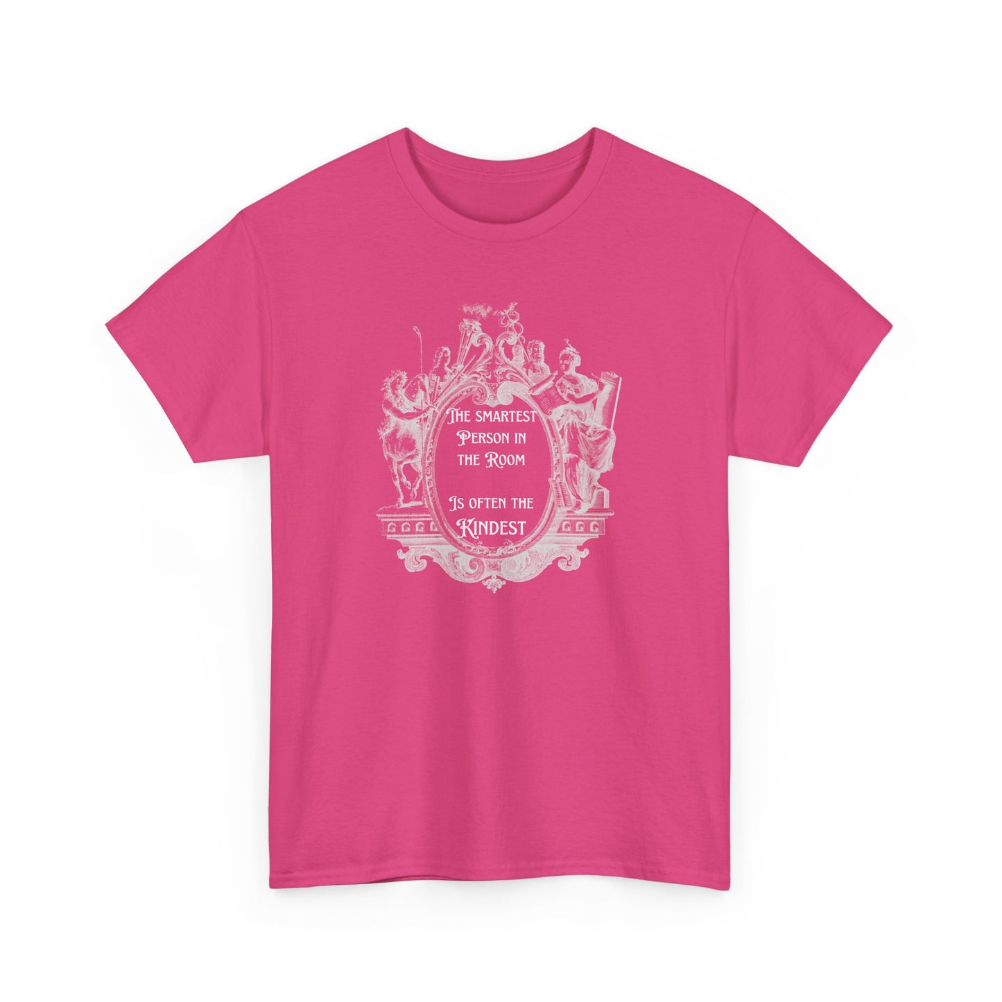 Unisex Heavy Cotton Tee - "The Smartest Person in the Room" Graphic Tee