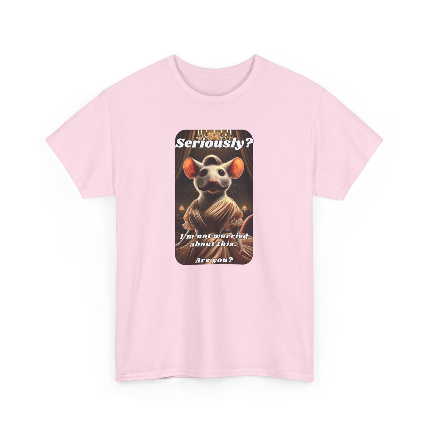 Trans Mouse Graphic Tee - "Seriously?"