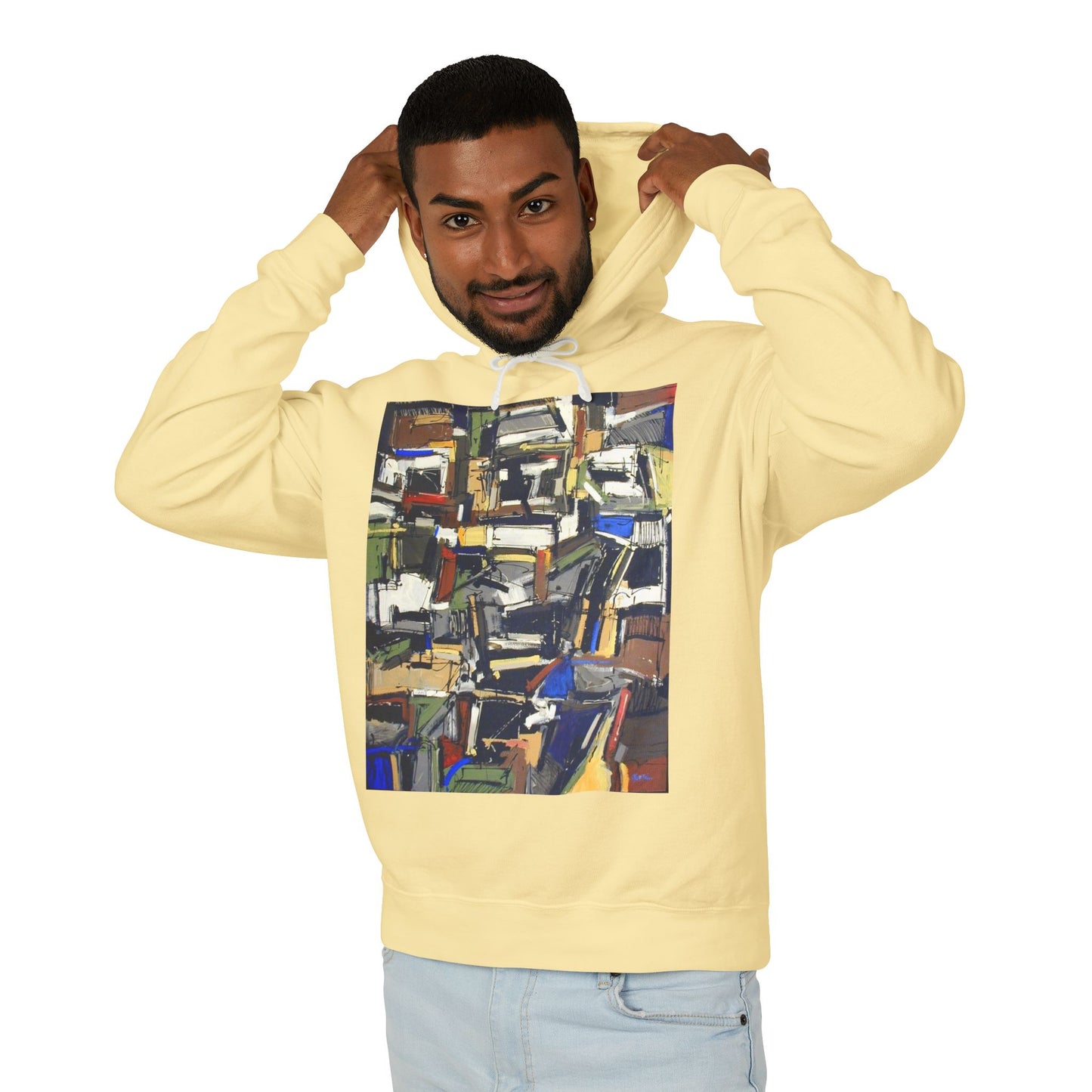 Abstract Art Unisex Lightweight Hooded Sweatshirt, Comfortable Layering for Everyday Style, Unique Gift for Art Lovers, Perfect for [...]