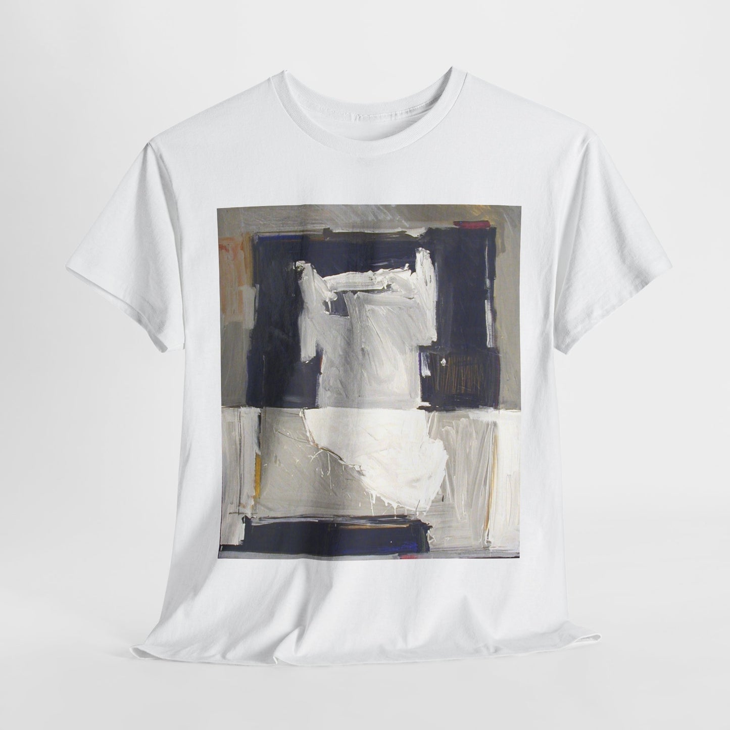 Artistic Abstract Design Unisex Heavy Cotton Tee - Casual Style for Art Lovers