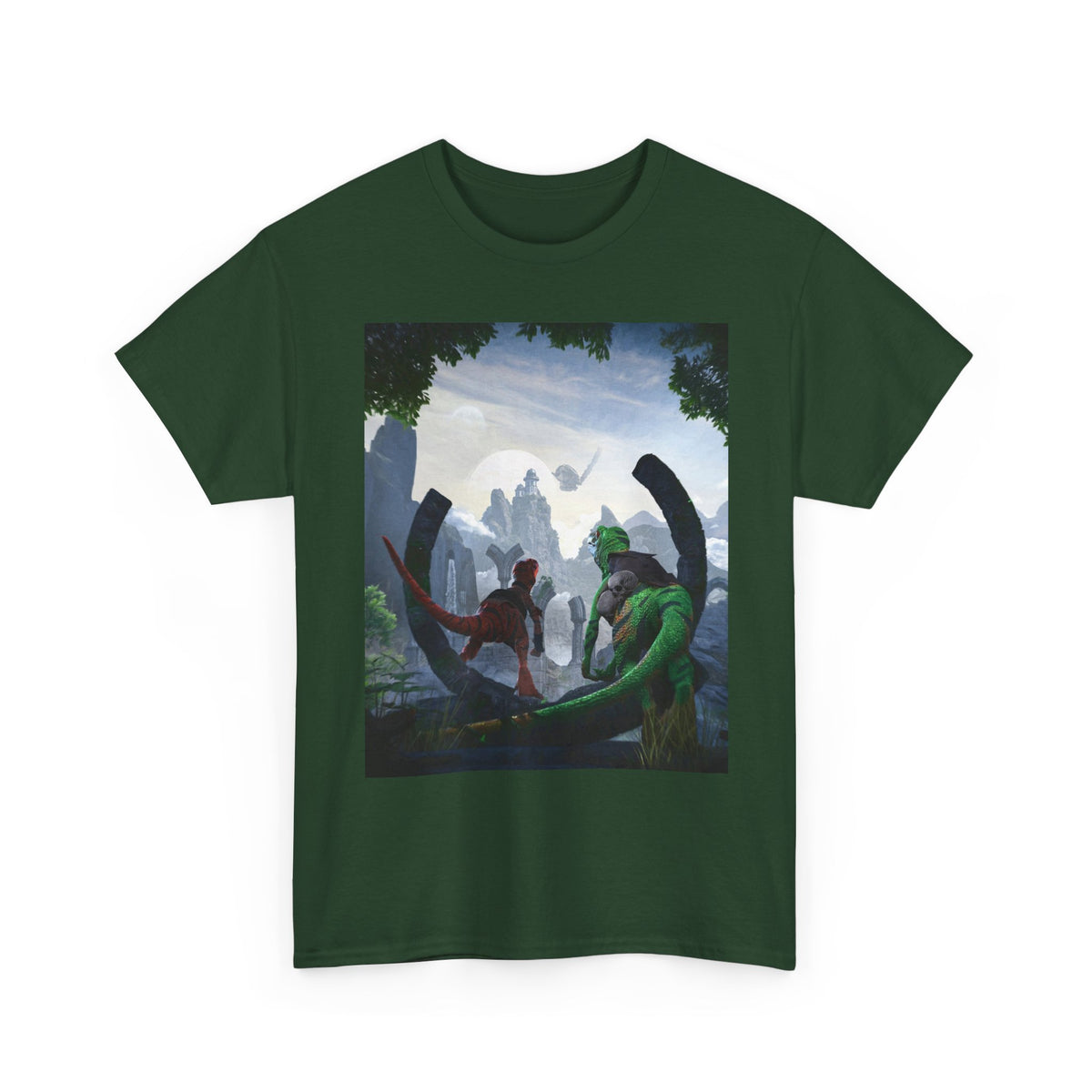 Secret of the Ombax Cover Art T‑Shirt – the Epic Journey Reaches the City