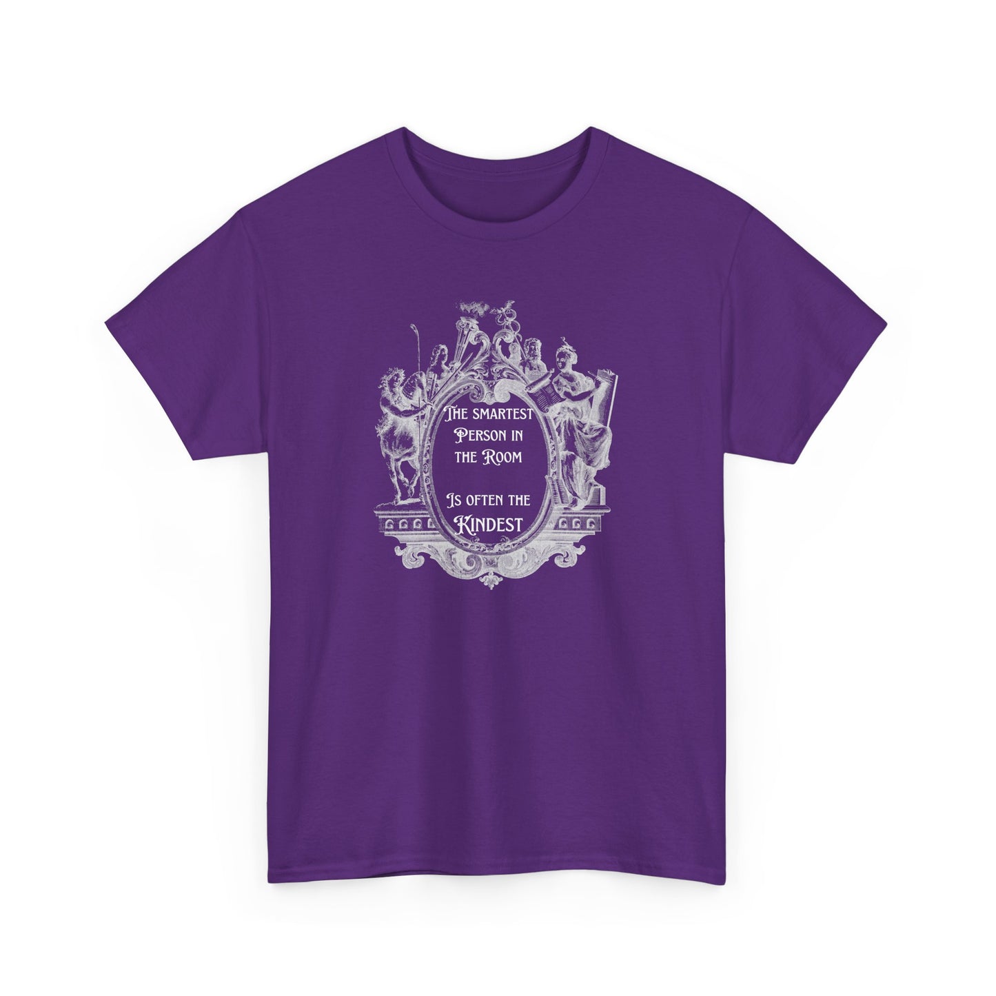 Unisex Heavy Cotton Tee - "The Smartest Person in the Room" Graphic Tee