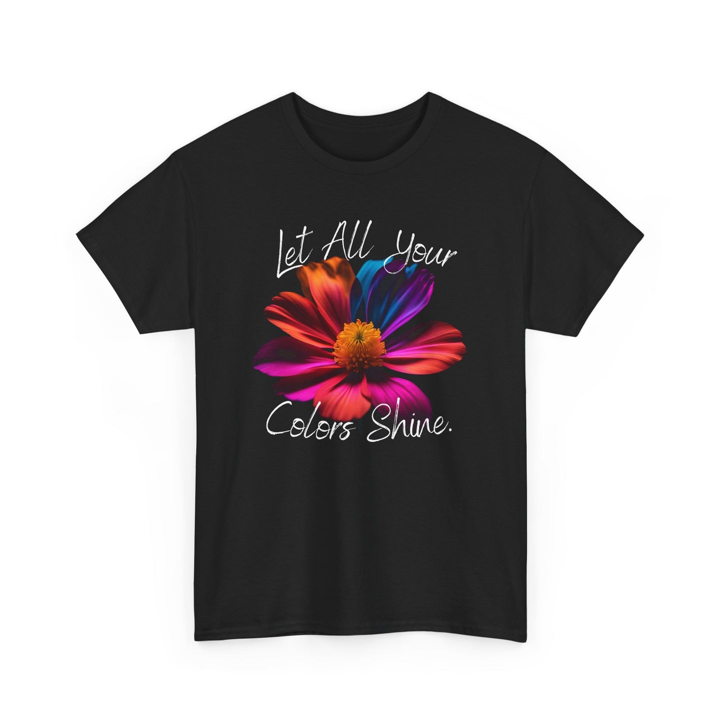 Colorful Unisex Heavy Cotton Tee - Let all your colors shine