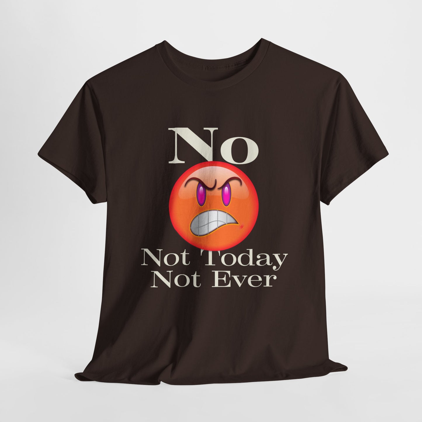 No Not Today Not Ever Unisex Heavy Cotton Tee