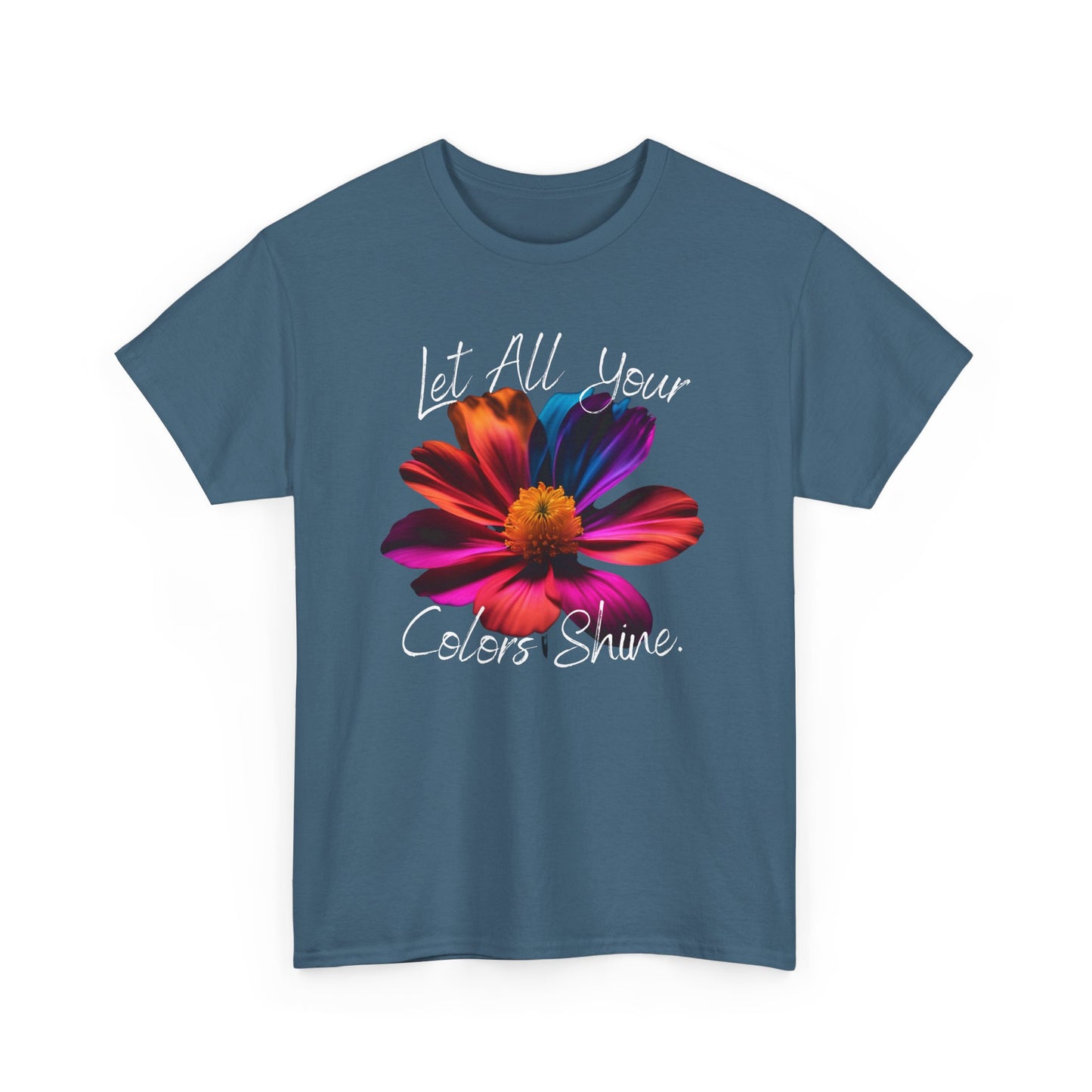 Colorful Unisex Heavy Cotton Tee - Let all your colors shine