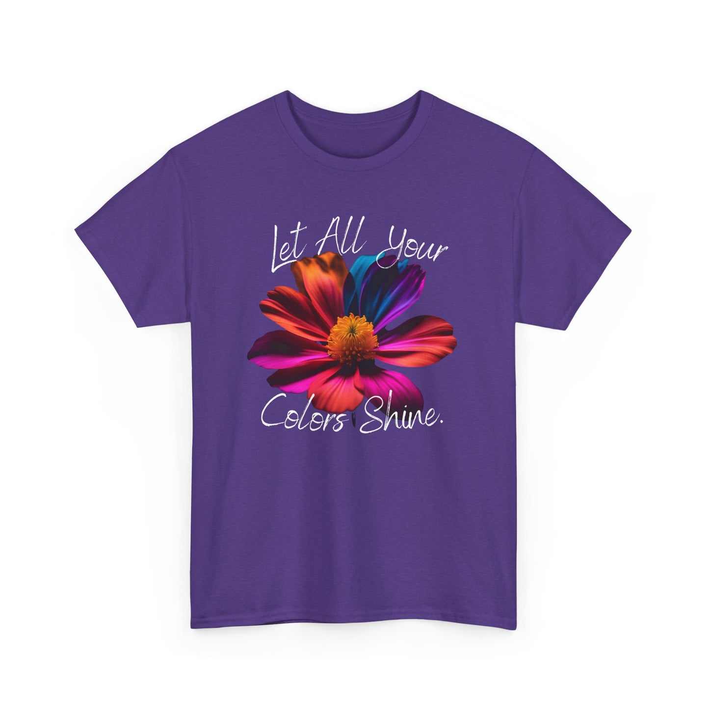 Colorful Unisex Heavy Cotton Tee - Let all your colors shine