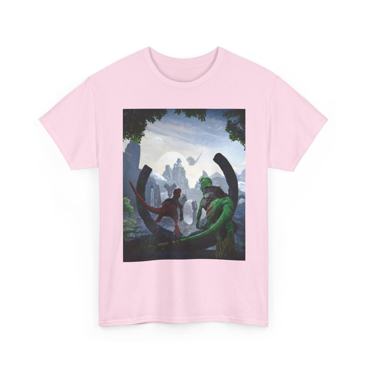 Secret of the Ombax Cover Art T‑Shirt – the Epic Journey Reaches the City