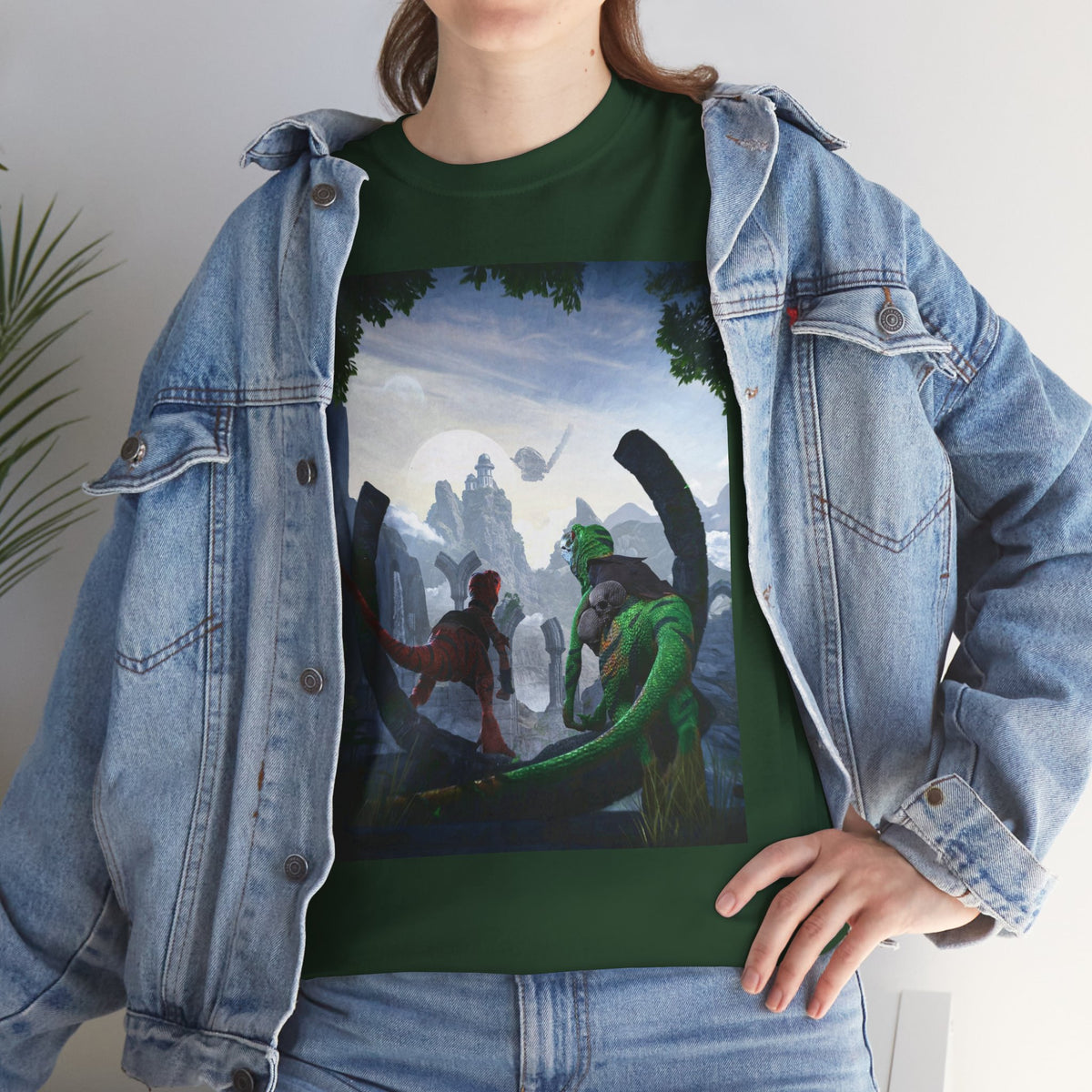 Secret of the Ombax Cover Art T‑Shirt – the Epic Journey Reaches the City
