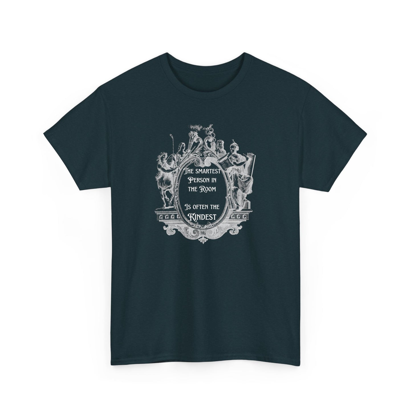 Unisex Heavy Cotton Tee - "The Smartest Person in the Room" Graphic Tee