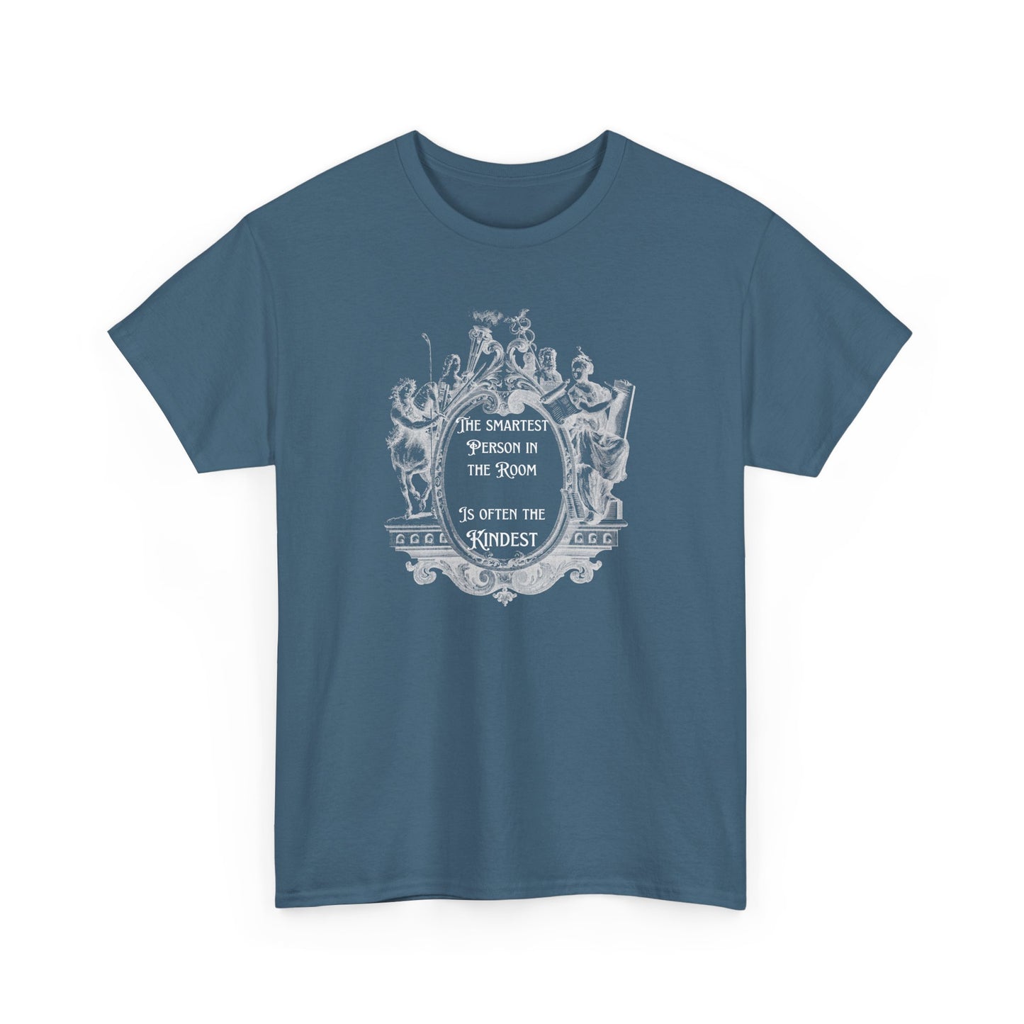 Unisex Heavy Cotton Tee - "The Smartest Person in the Room" Graphic Tee