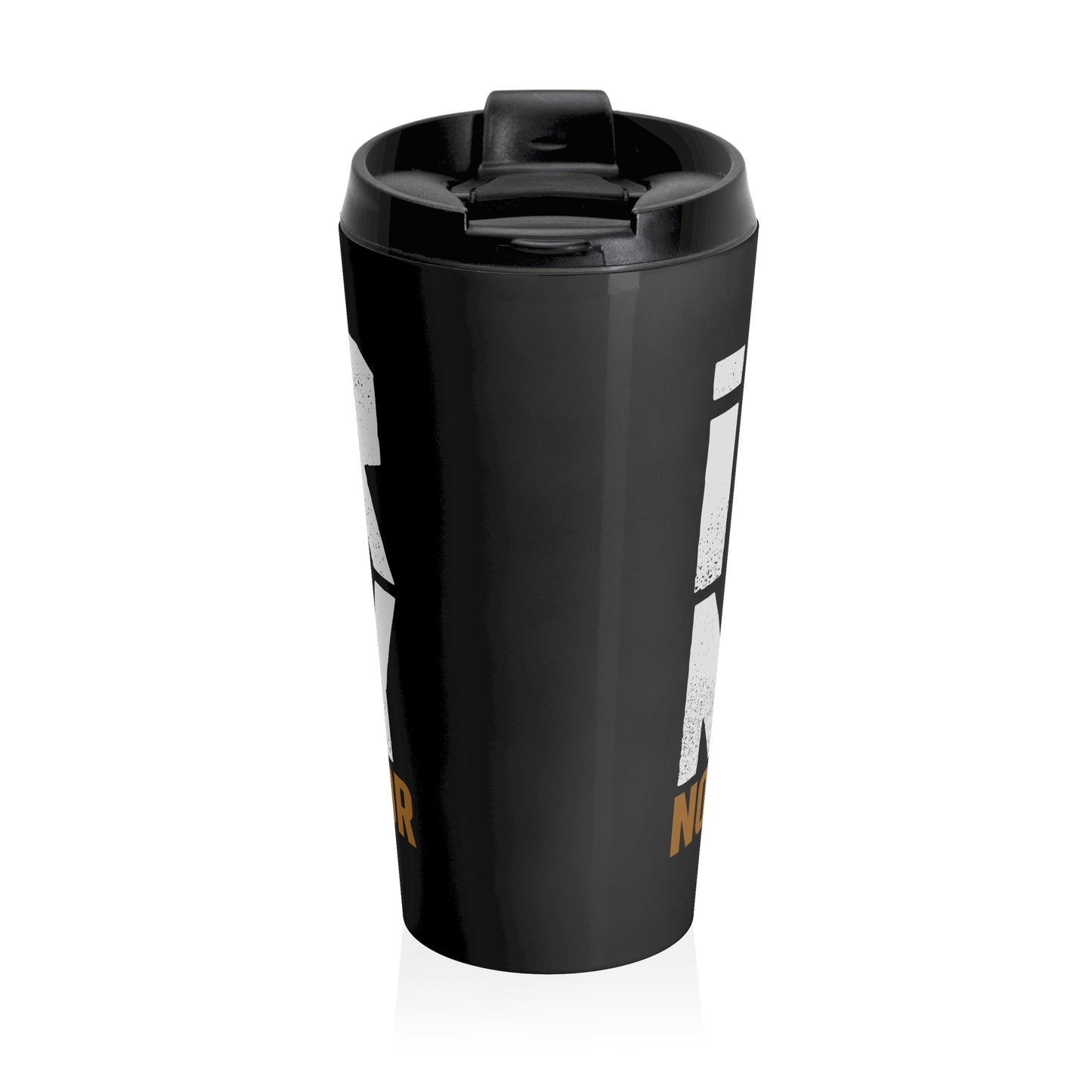 Skateboard Grim Reaper Travel Mug — Coffee-Loving Skateboarder Stainless Steel Tumbler