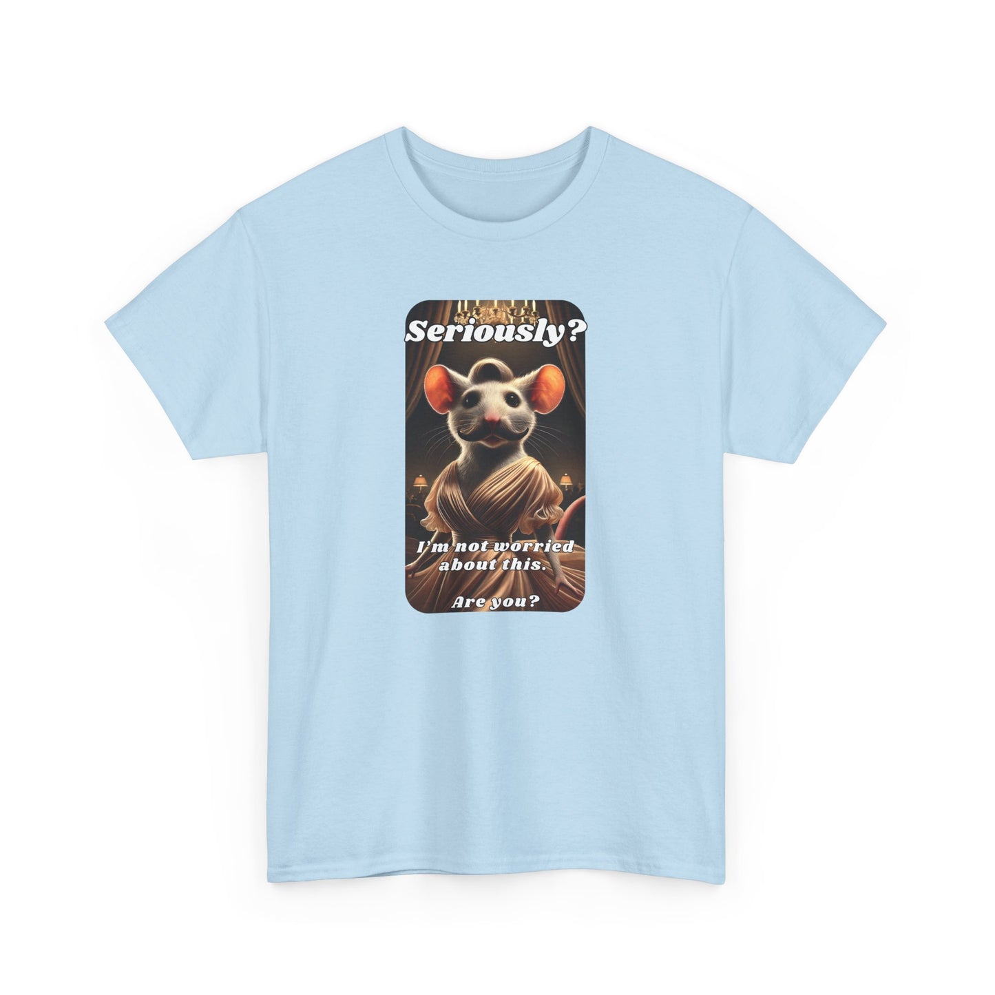 Trans Mouse Graphic Tee - "Seriously?"