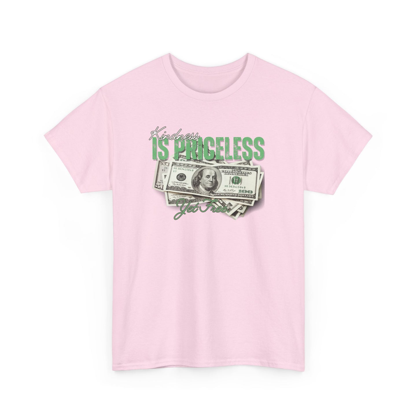 Funny Unisex Heavy Cotton Tee - "Happiness is Priceless" Graphic T-Shirt