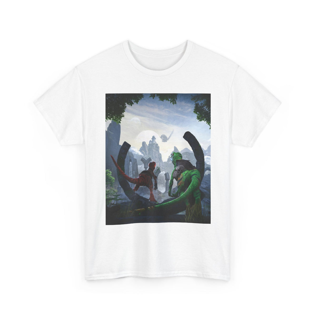 Secret of the Ombax Cover Art T‑Shirt – the Epic Journey Reaches the City