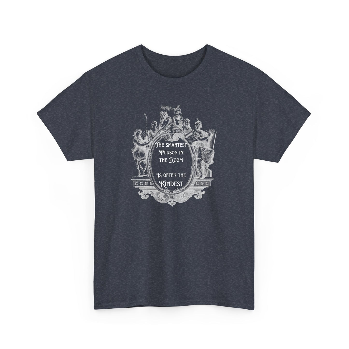 Unisex Heavy Cotton Tee - "The Smartest Person in the Room" Graphic Tee