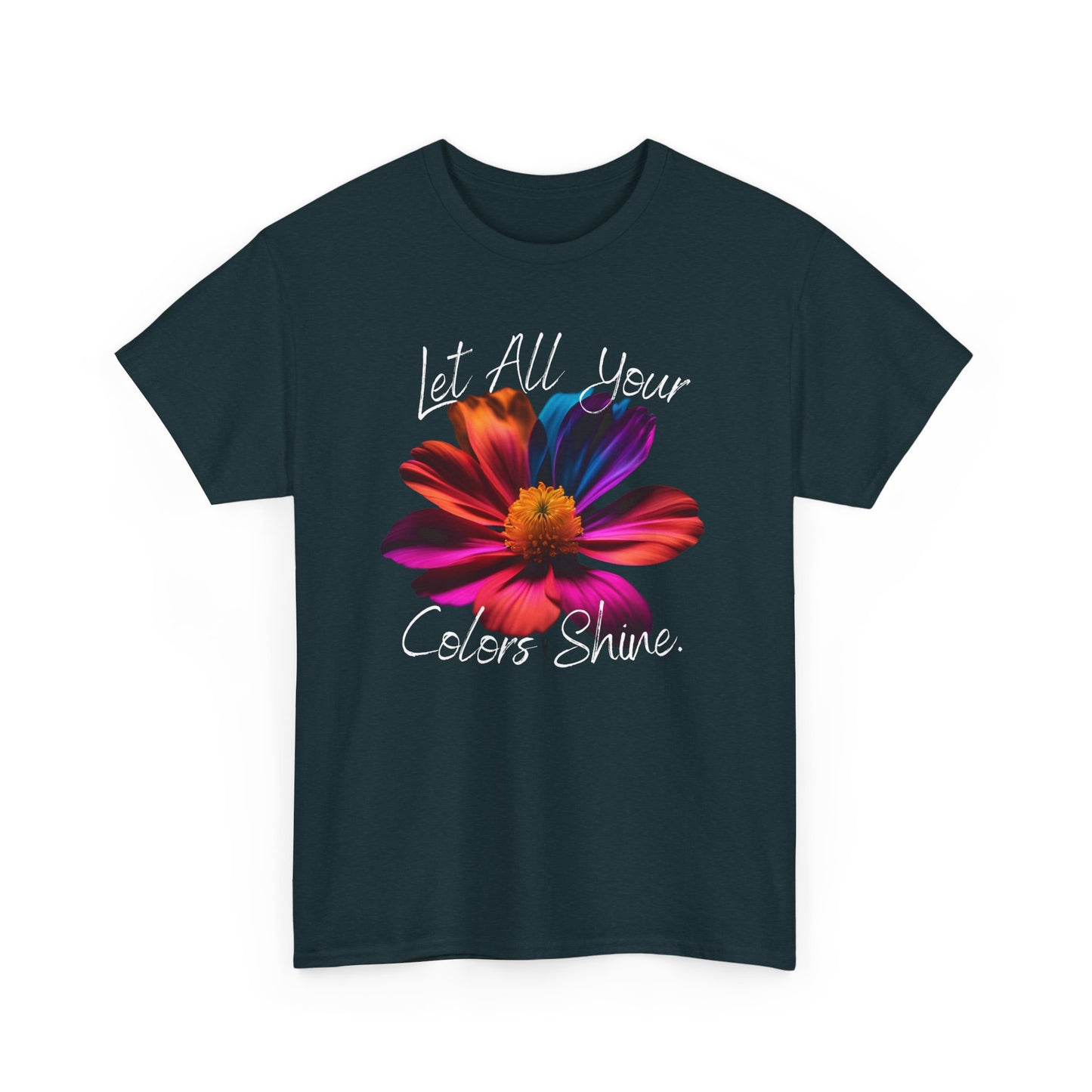 Colorful Unisex Heavy Cotton Tee - Let all your colors shine
