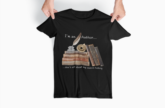 Author Unisex Tee - Don't Ask About My Search History