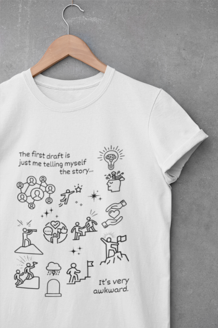 Tee My First Draft Story Unisex Tee