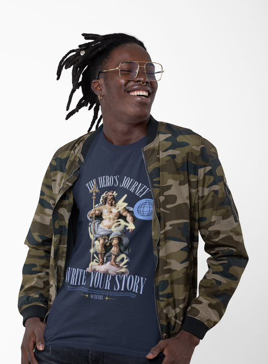 Tee - Hero's Journey Writing Inspiration Unisex Heavy Cotton Tee