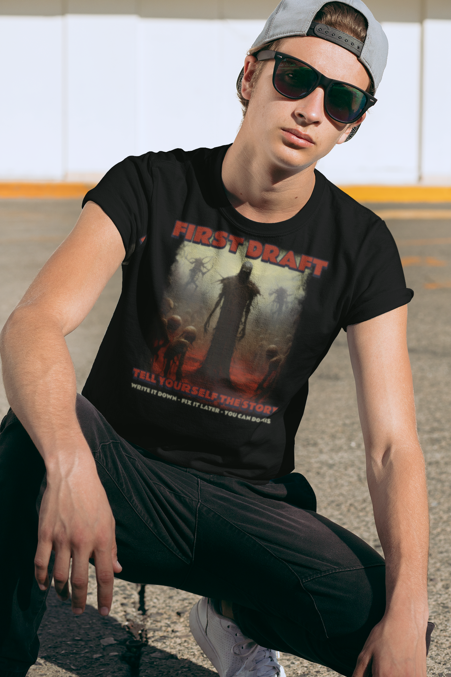 T-Shirt First Draft You Can Do This Write It Down Fix It Later