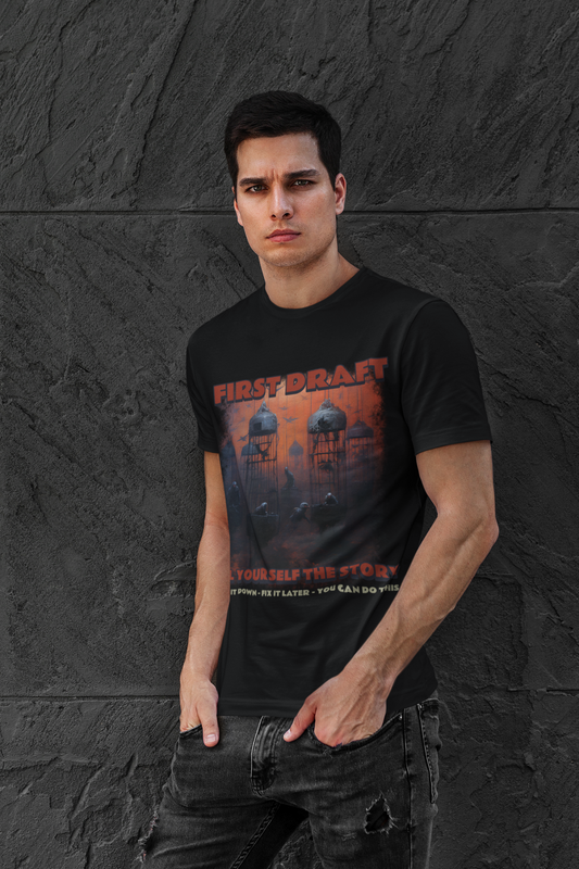 T-Shirt First Draft You Can Do This Write It Down Fix It Later